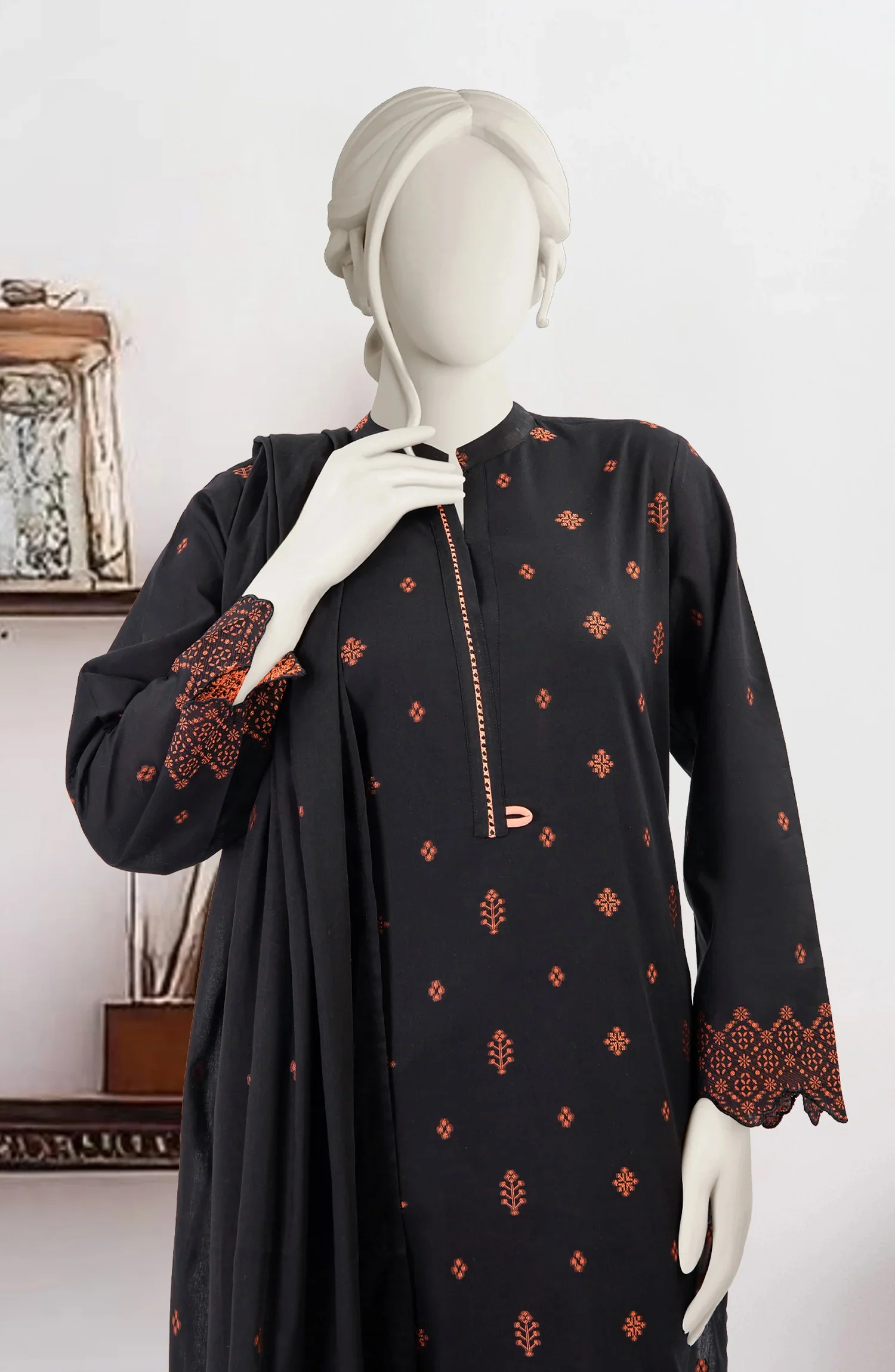 JACQUARD STITCHED 3 PIECE - Image 2