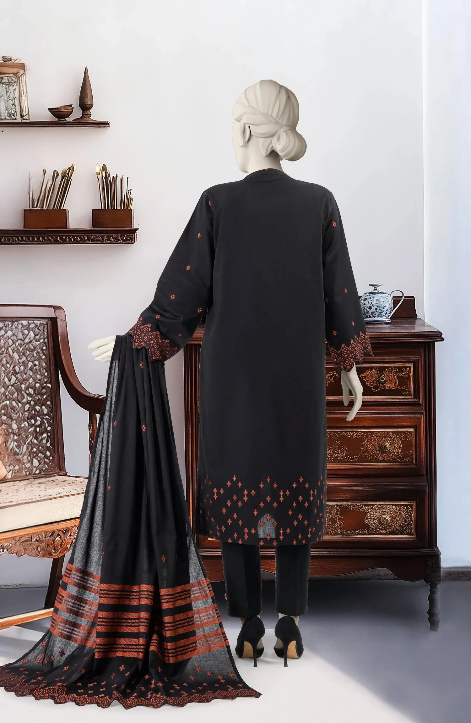 JACQUARD STITCHED 3 PIECE - Image 4