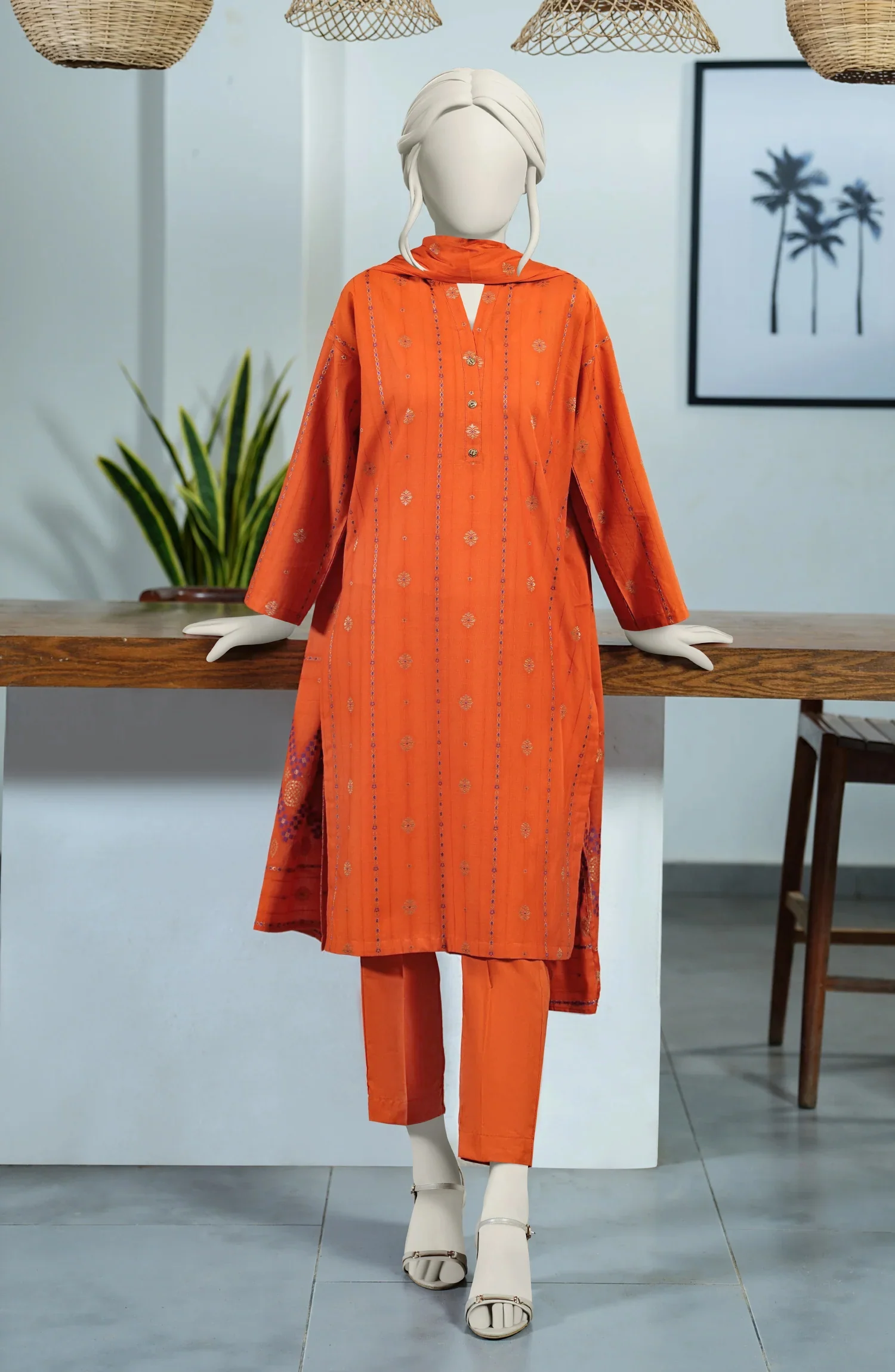 JACQUARD STITCHED 3 PIECE - Image 4
