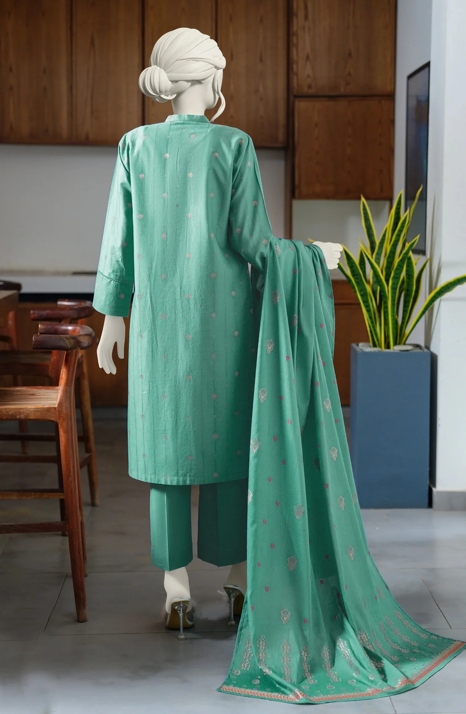 JACQUARD STITCHED 3 PIECE - Image 4