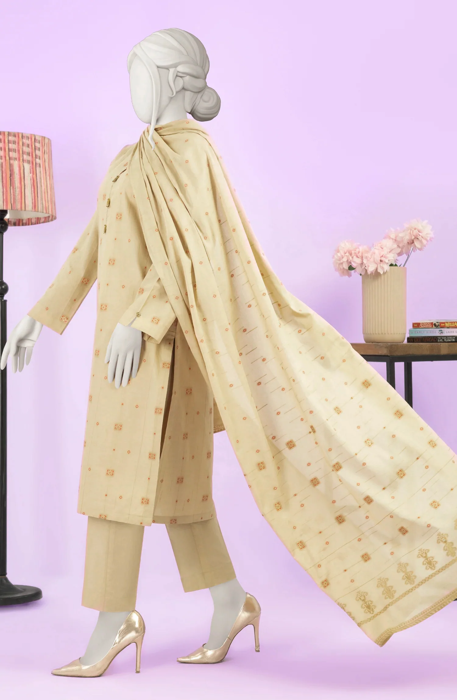 JACQUARD STITCHED 3 PIECE - Image 4
