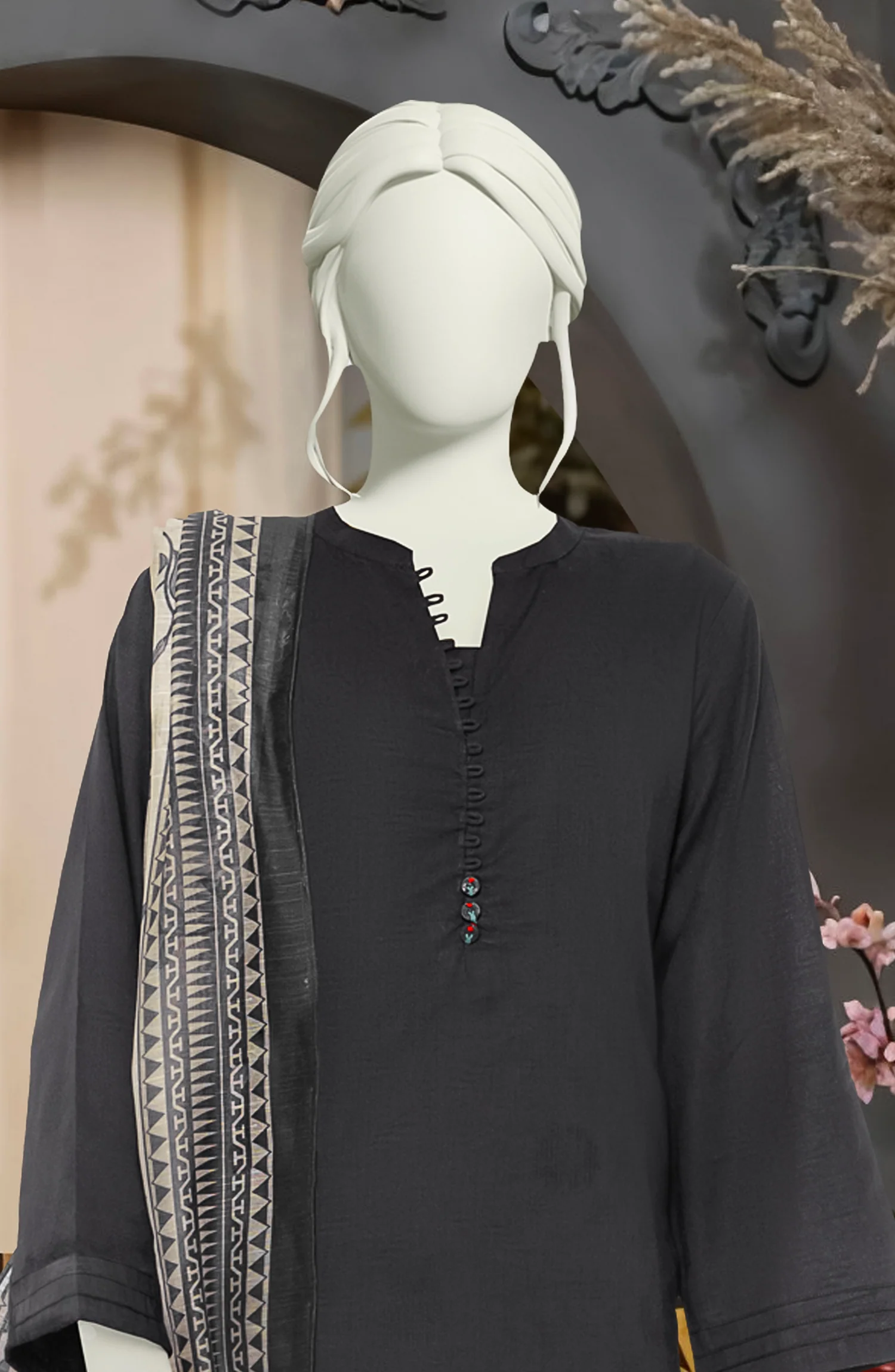 JACQUARD STITCHED 3 PIECE - Image 2