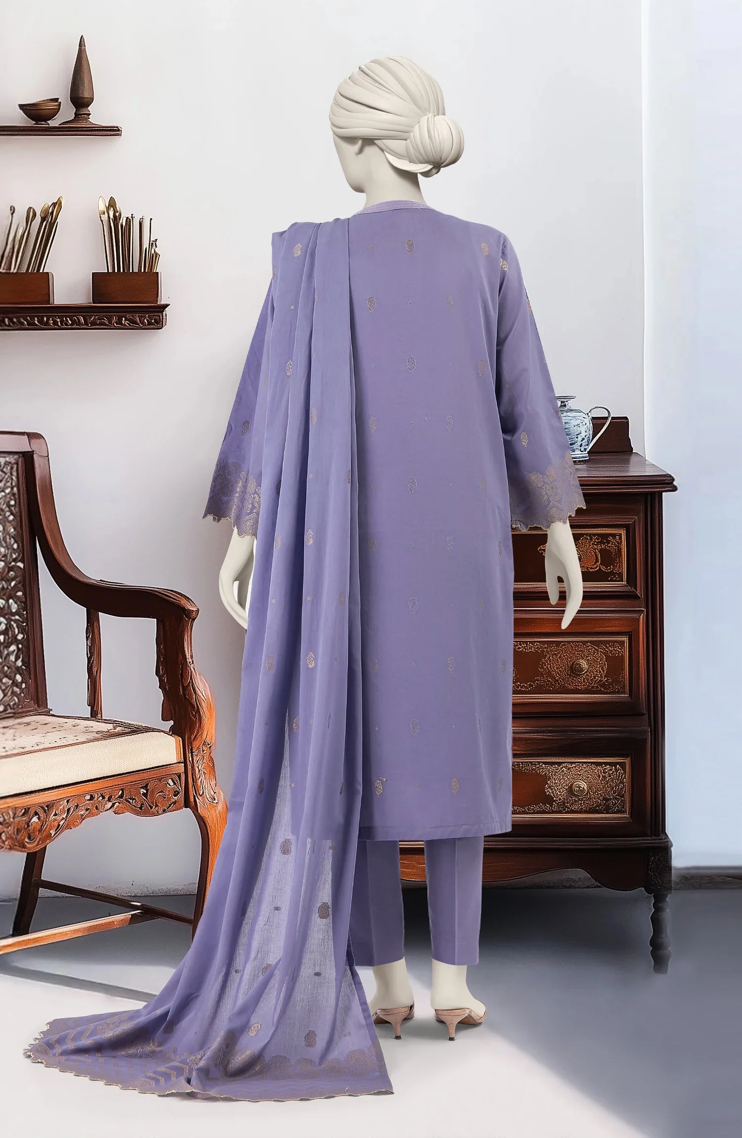 JACQUARD STITCHED 3 PIECE - Image 4