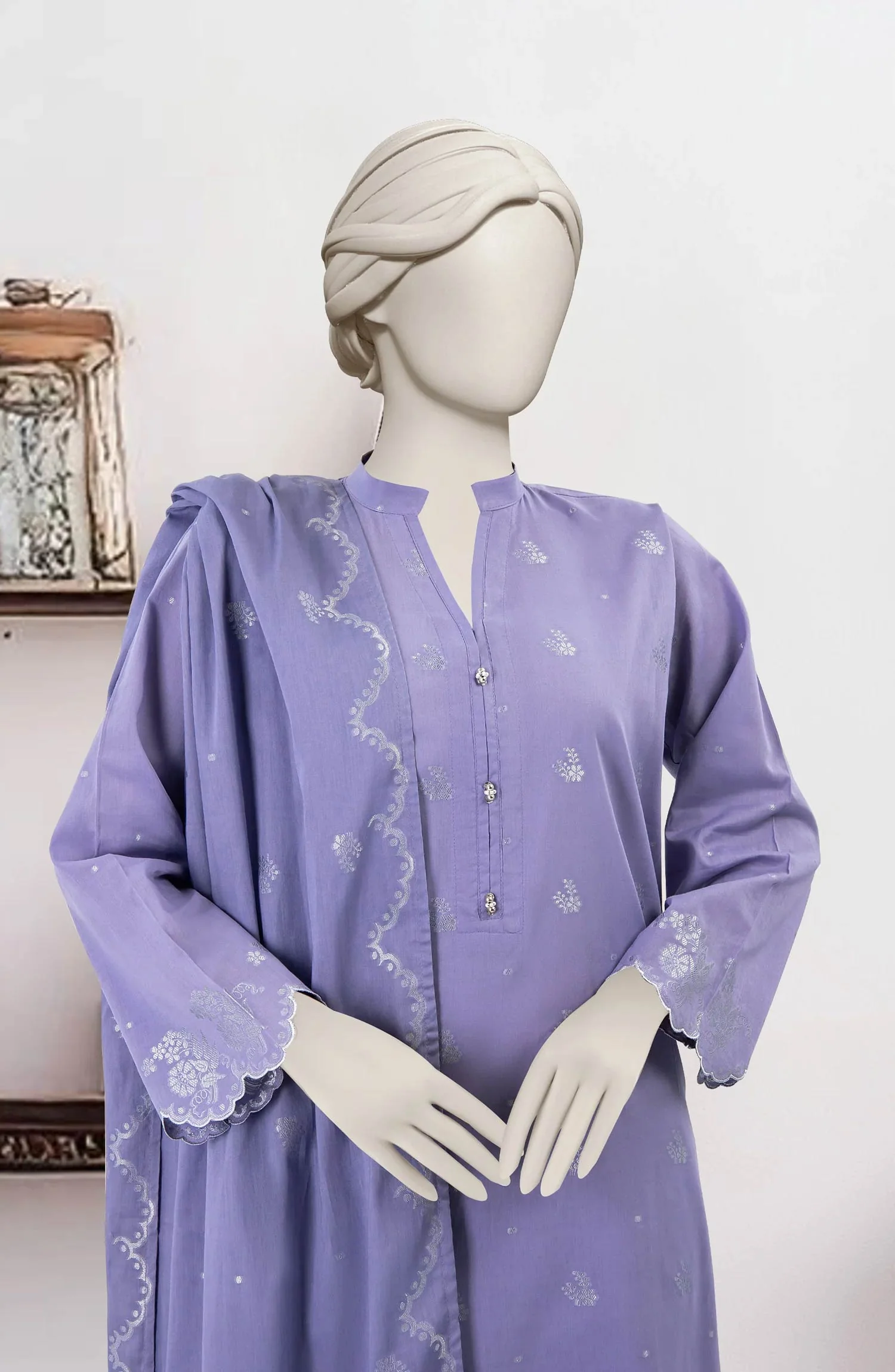 JACQUARD STITCHED 3 PIECE - Image 2