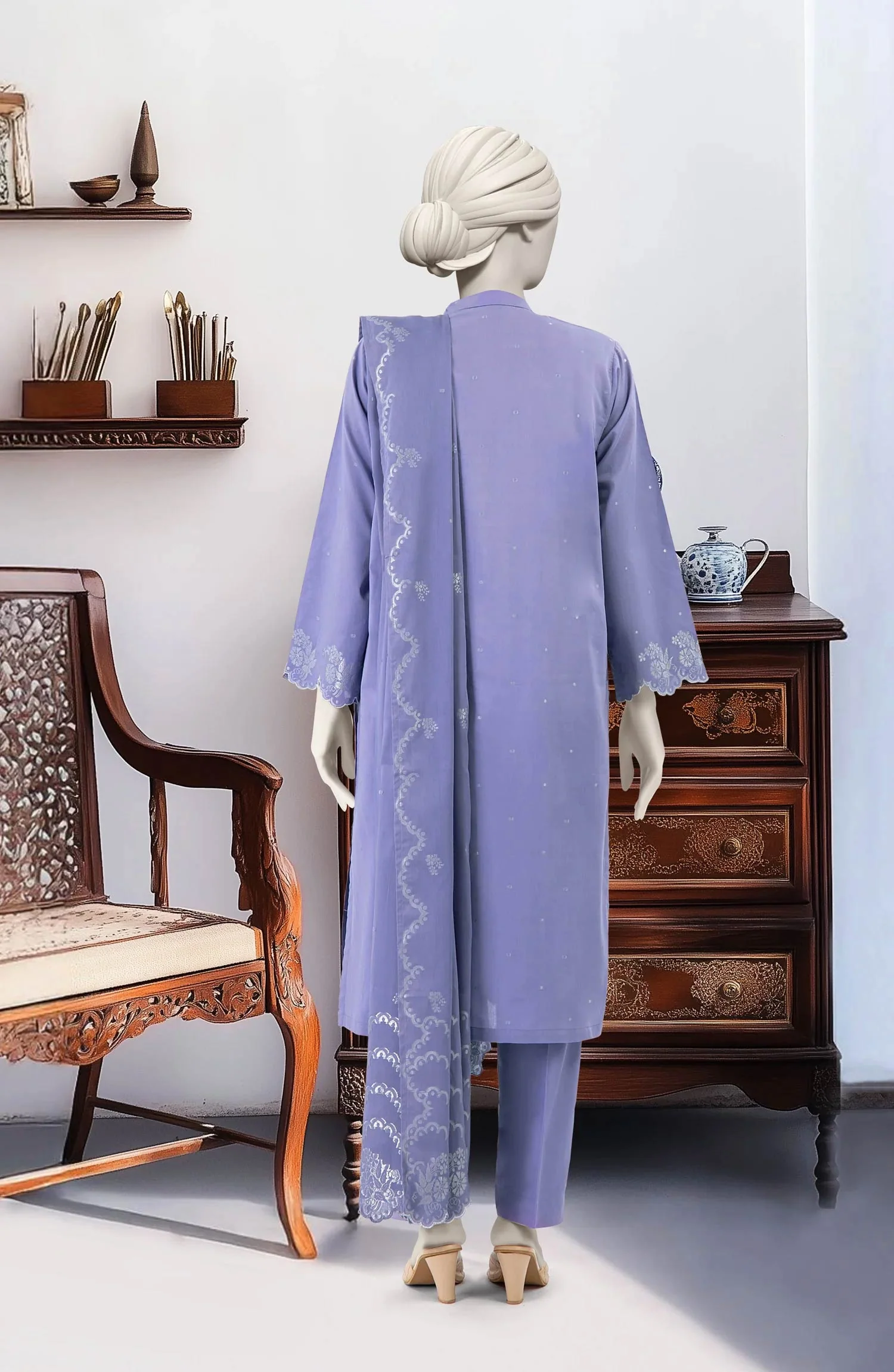 JACQUARD STITCHED 3 PIECE - Image 4