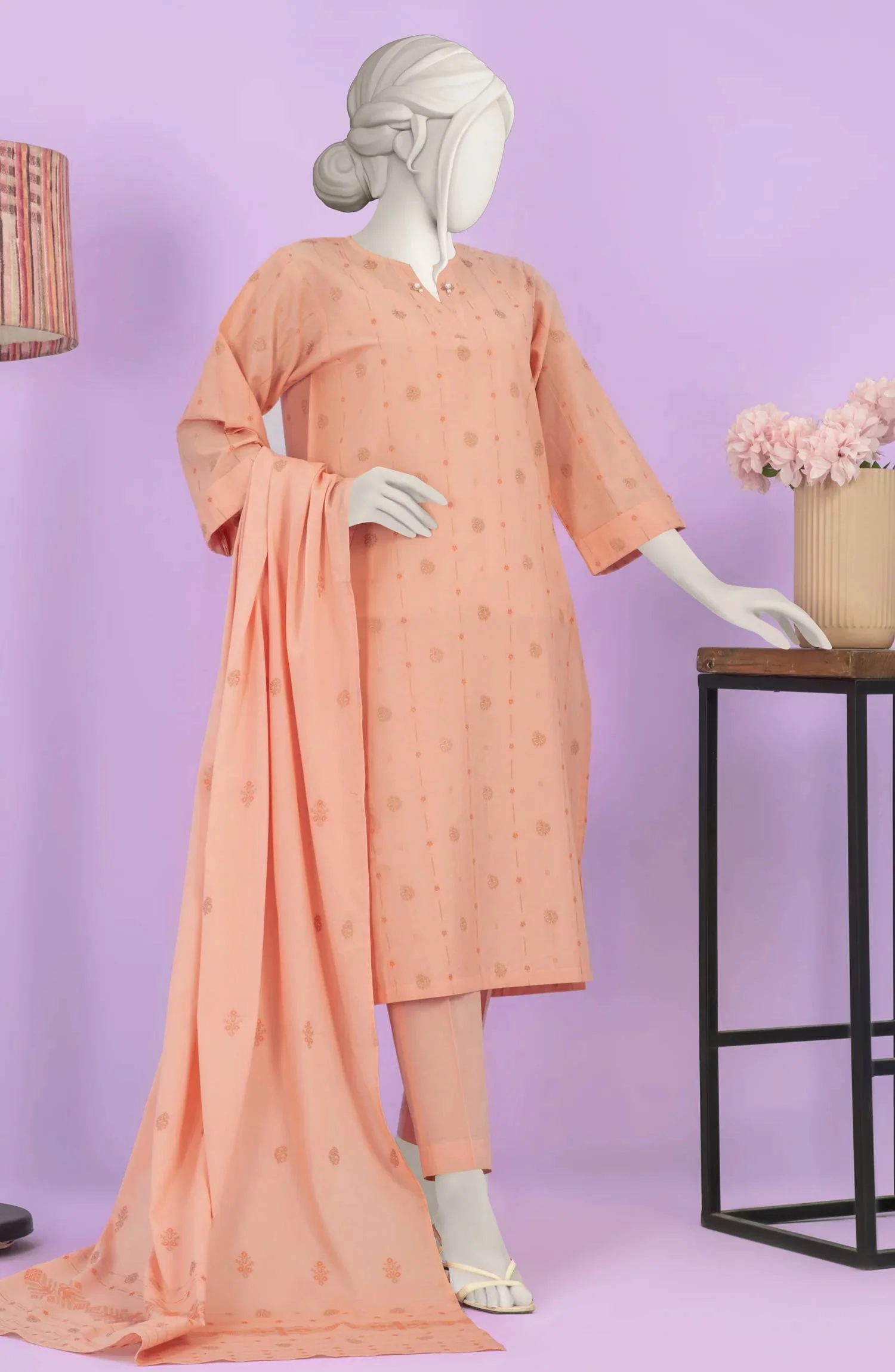 JACQUARD STITCHED 3 PIECE - Image 4
