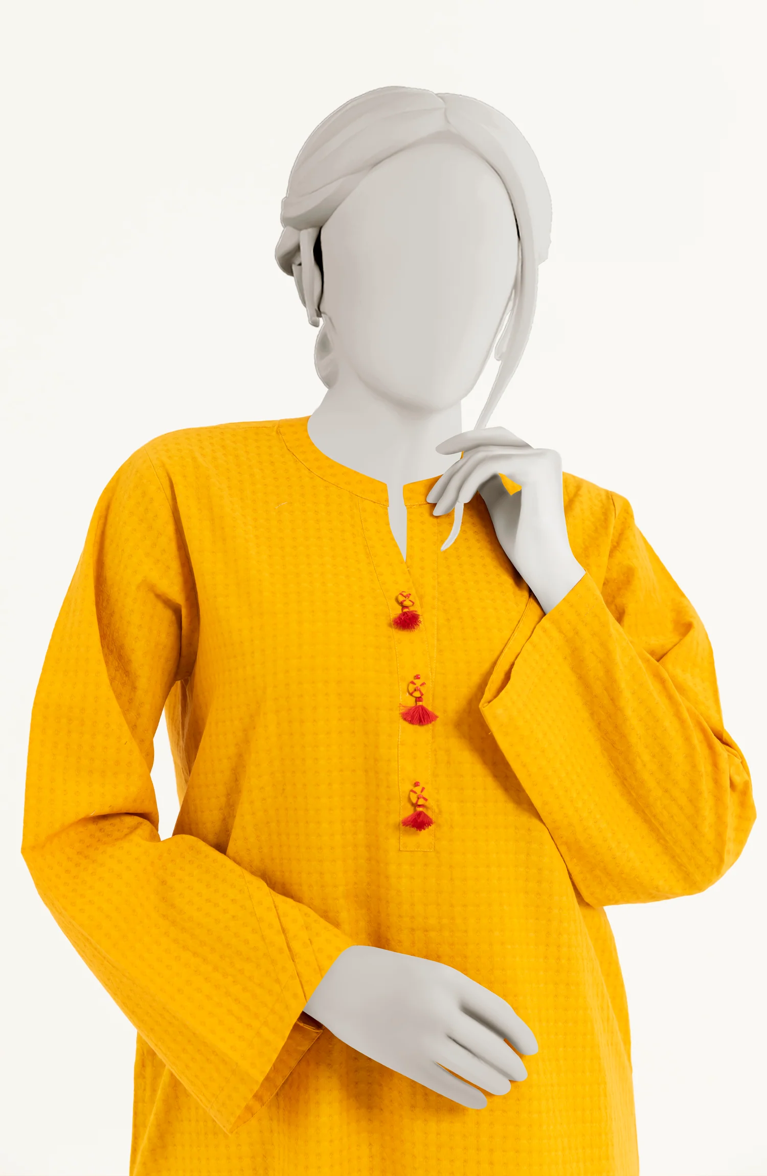 JACQUARD WOMEN STITCHED 2PC SUIT - Image 3