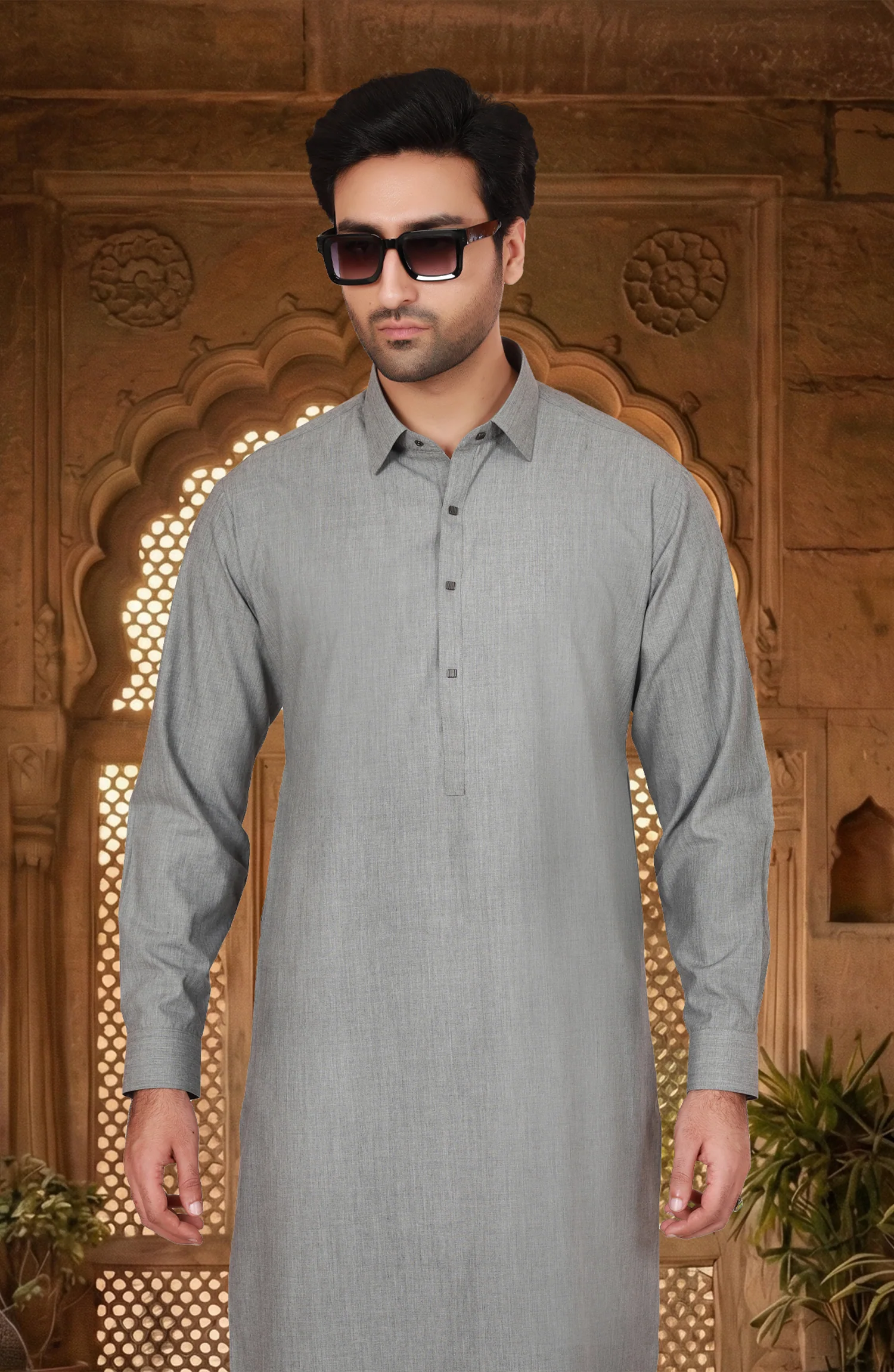 MALAYSIA BLENDED KAMEEZ SHALWAR - Image 2