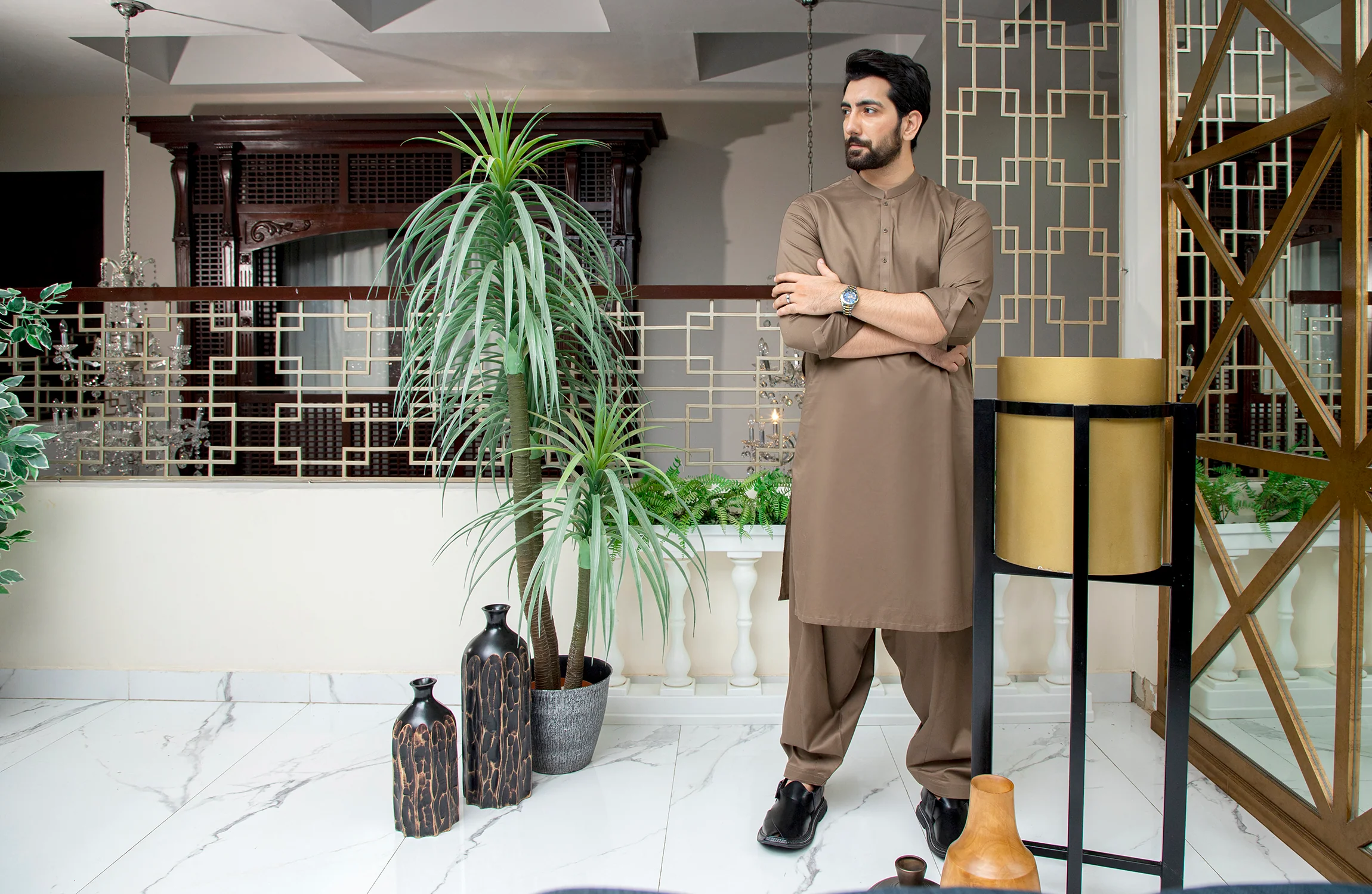 MEN KAMEEZ SHALWAR PLAIN - Image 4