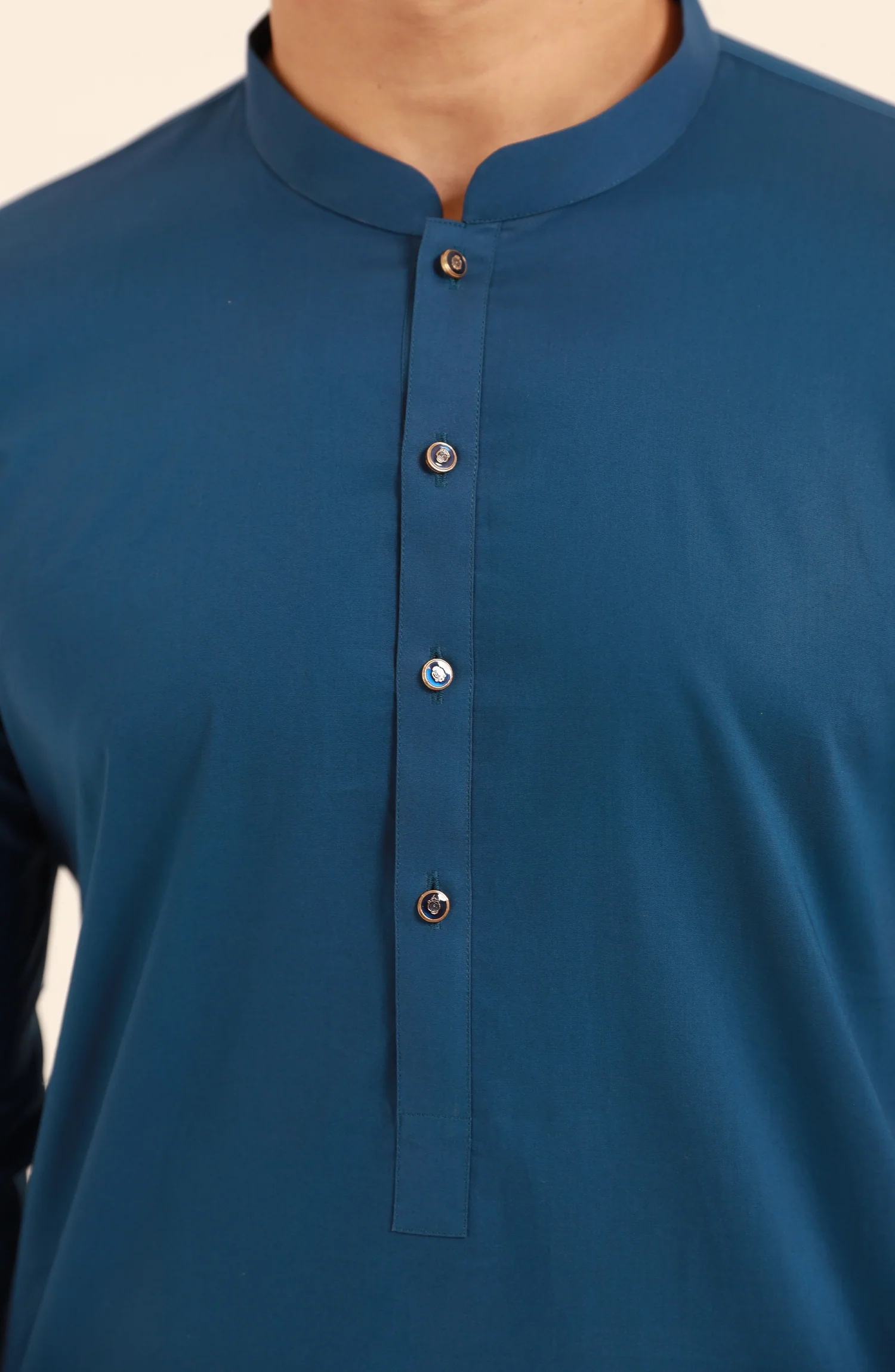 MEN KAMEEZ SHALWAR ROYAL BLUE - Image 4