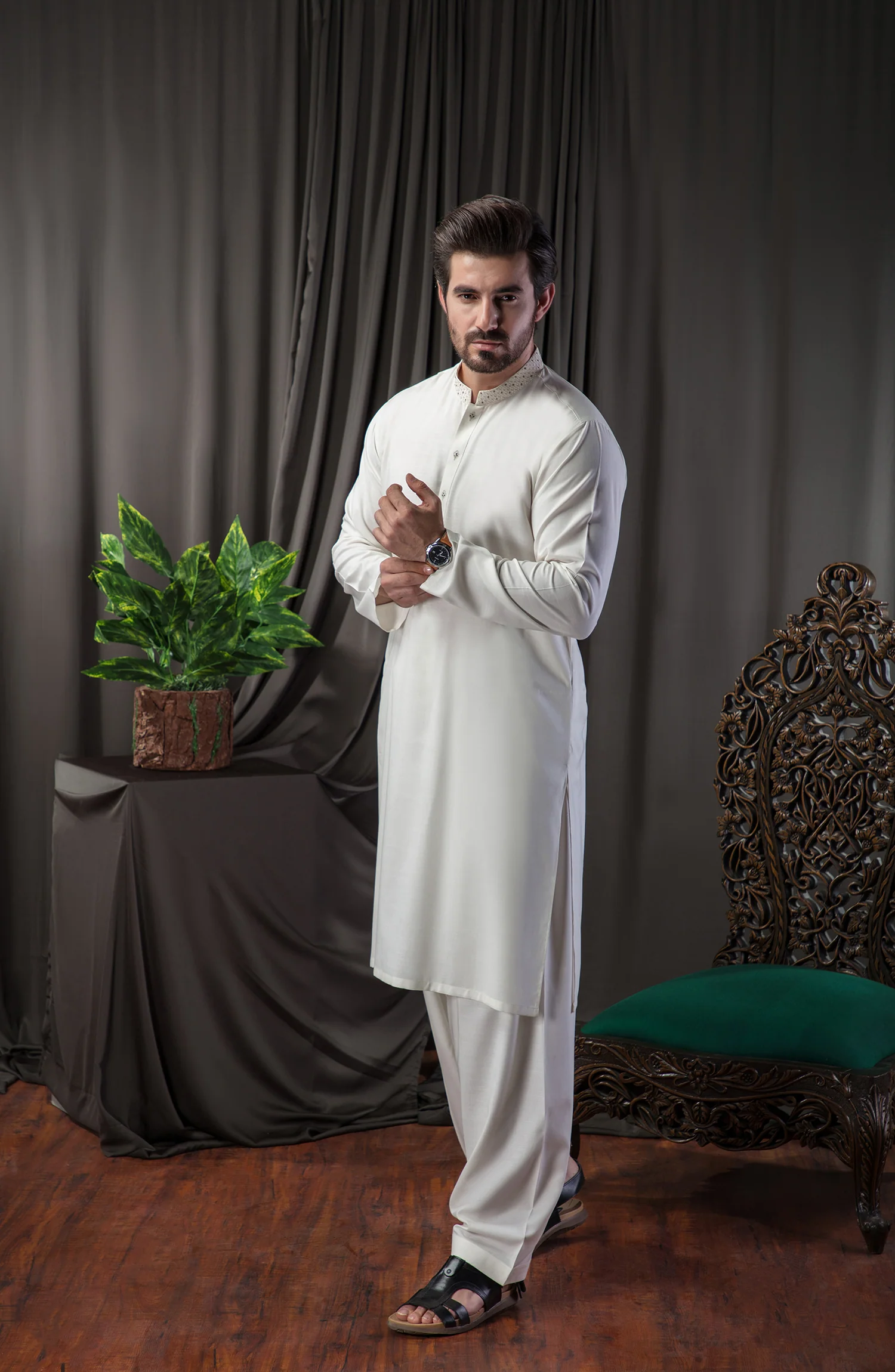 MEN KAMEEZ SHALWAR SEMI FORMAL - Image 3