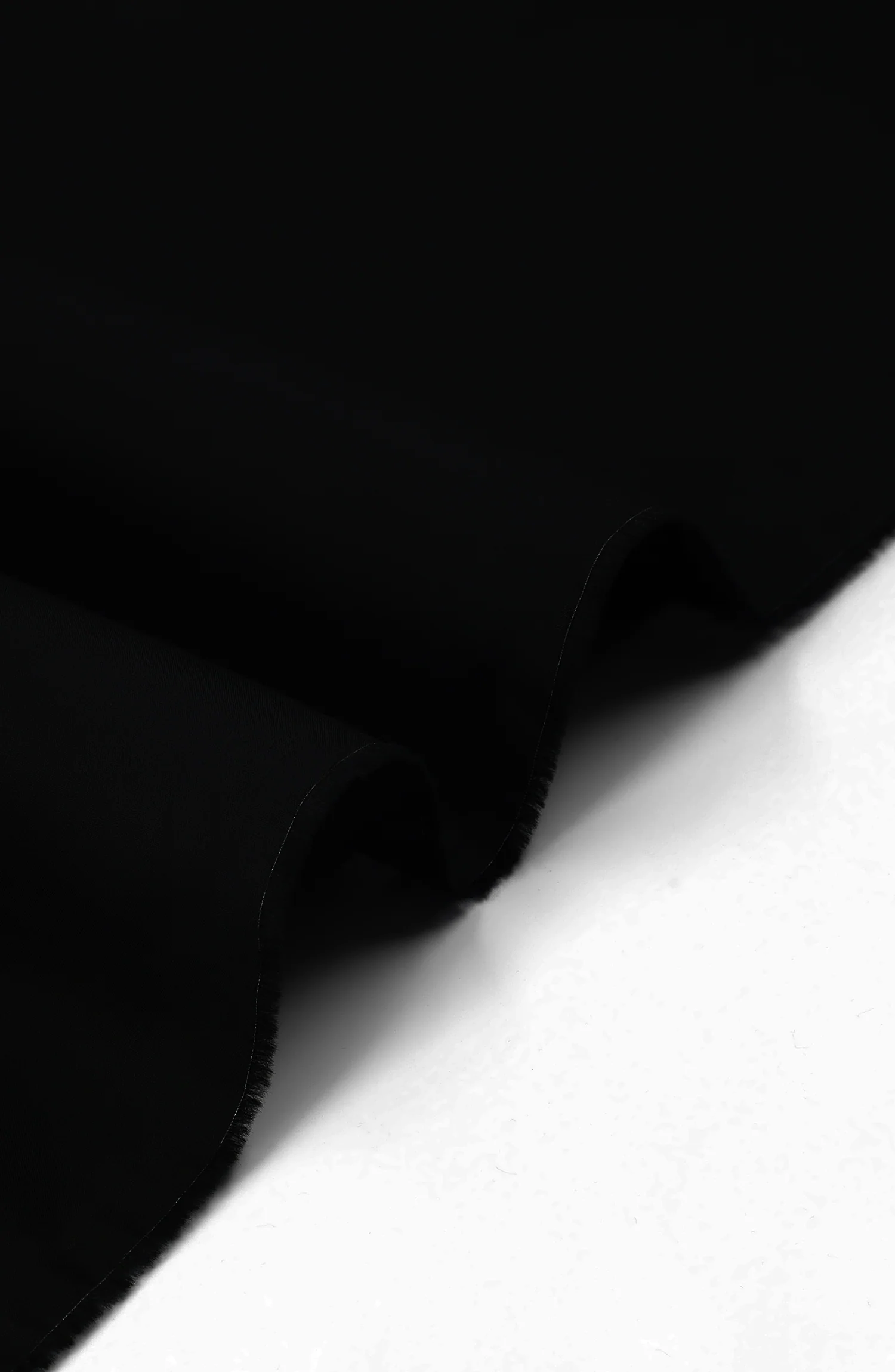 MTJ BLACK 100% COTTON UNSTITCHED