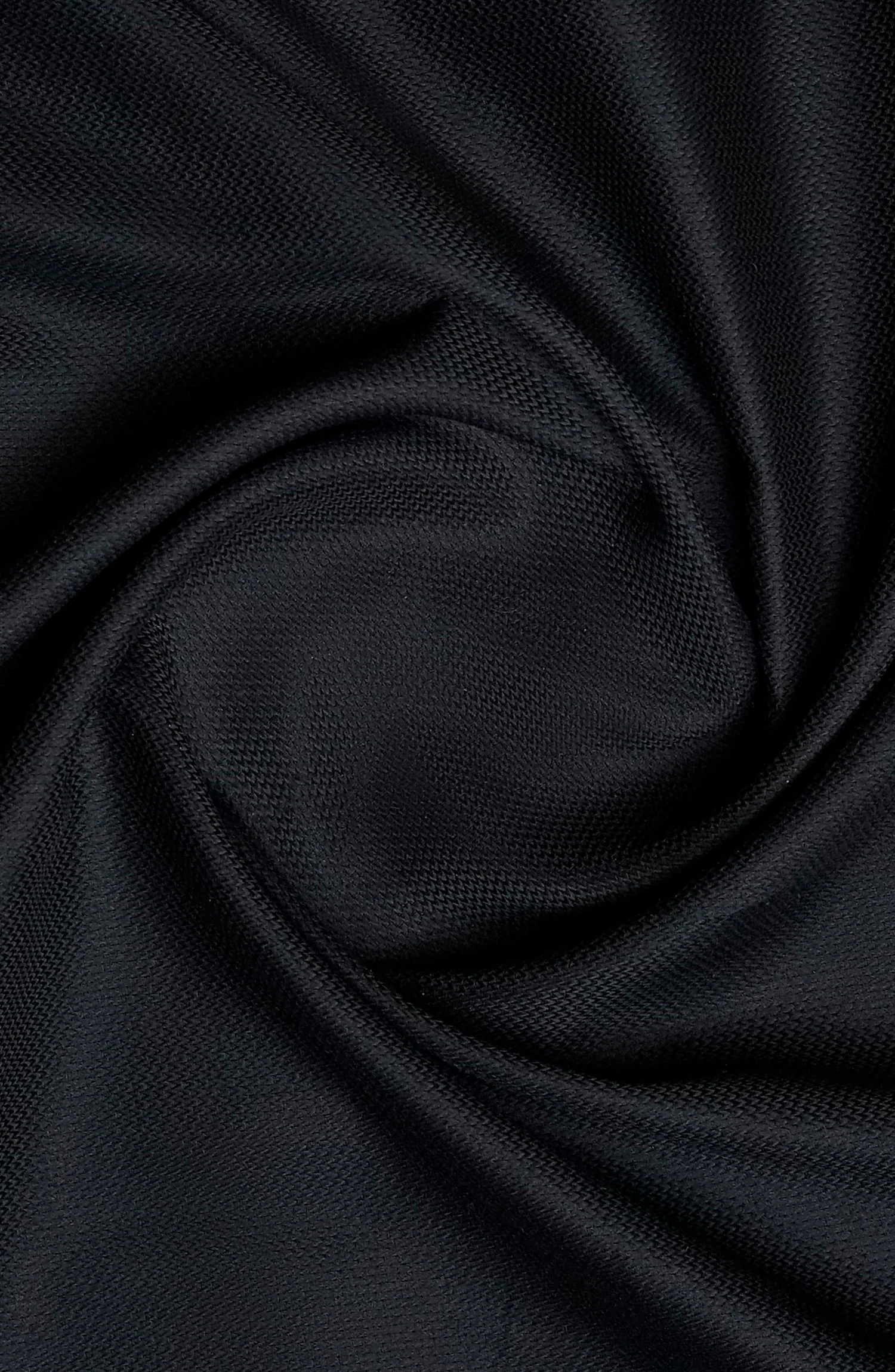 MTJ BLACK 100% COTTON UNSTITCHED - Image 2