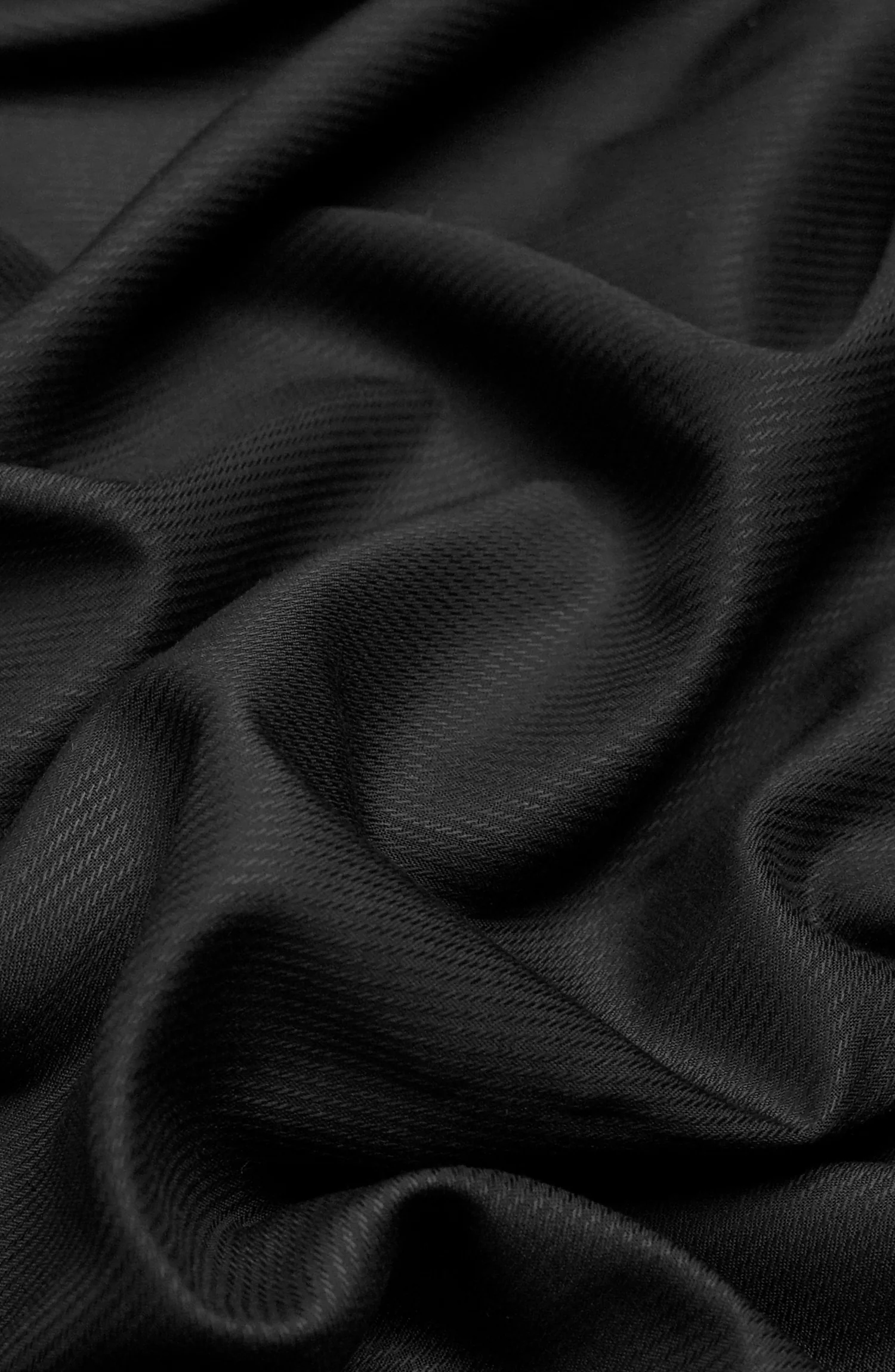 MTJ BLACK BLENDED UNSTITCHED - Image 4