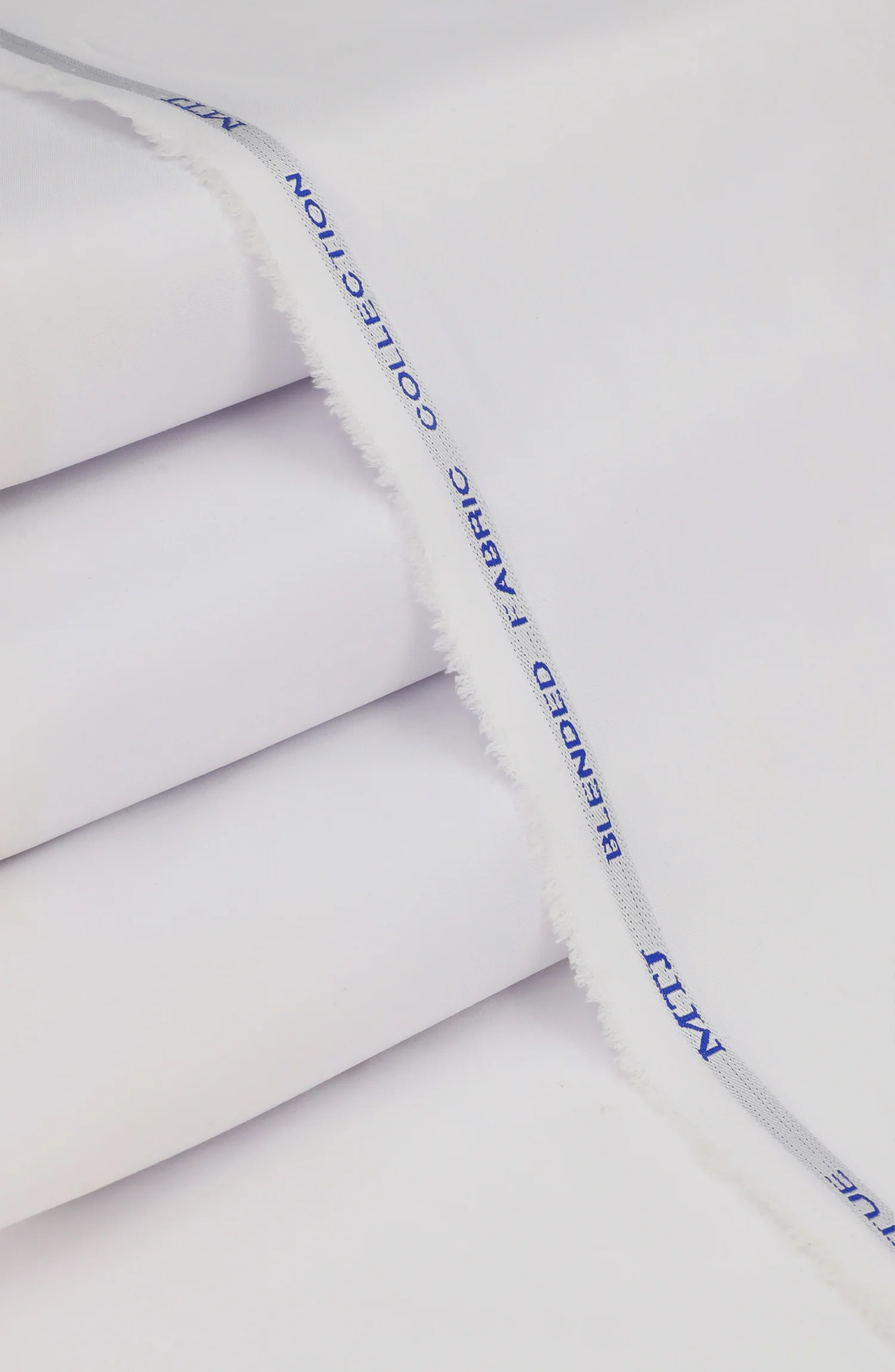MTJ WHITE BLENDED UNSTITCHED