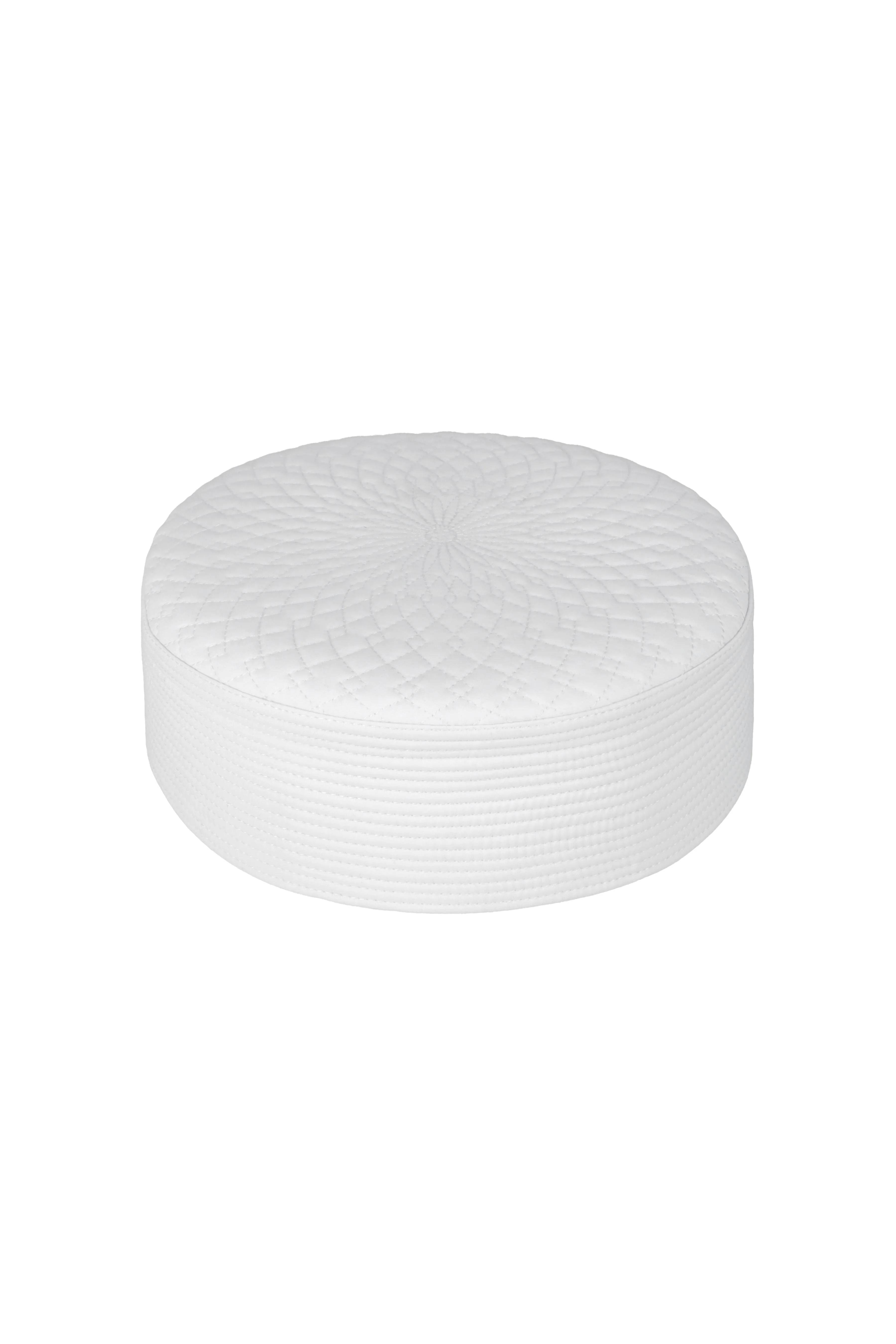 MTJ WHITE MEN CAP WASH N WEAR