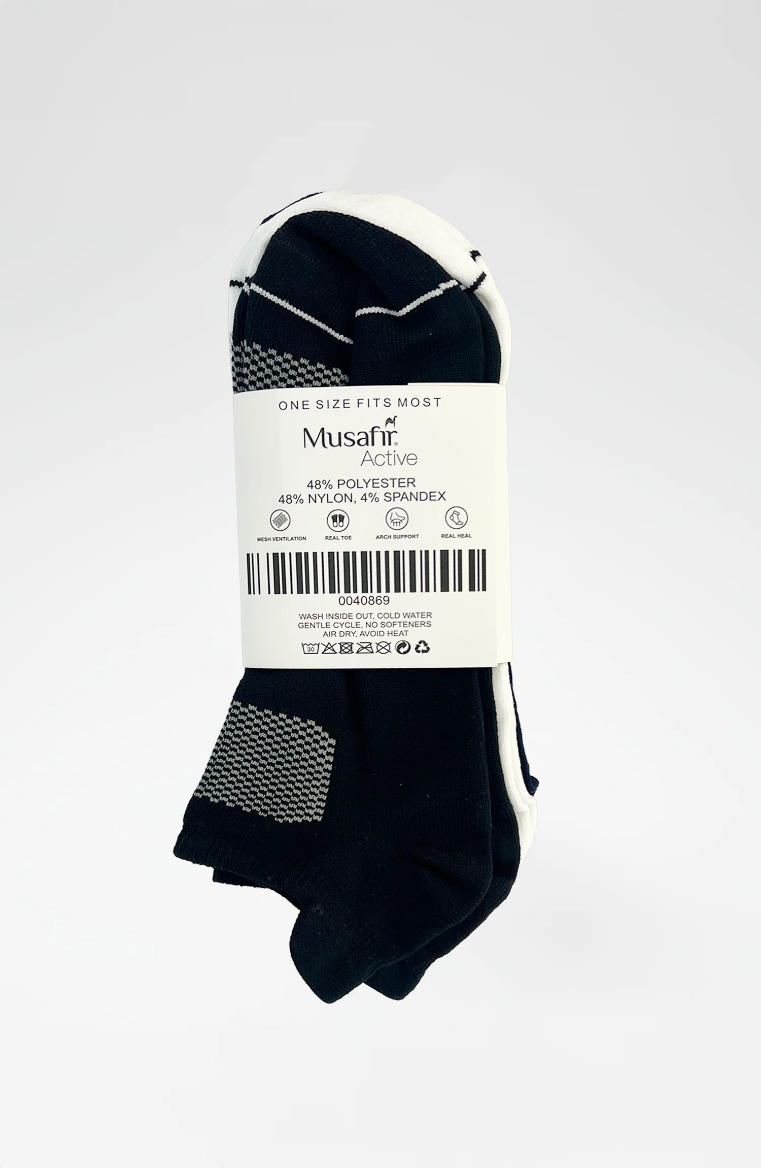 MUSAFIR ACTIVE LOW CUT SOCKS (PACK OF 3) - Image 5