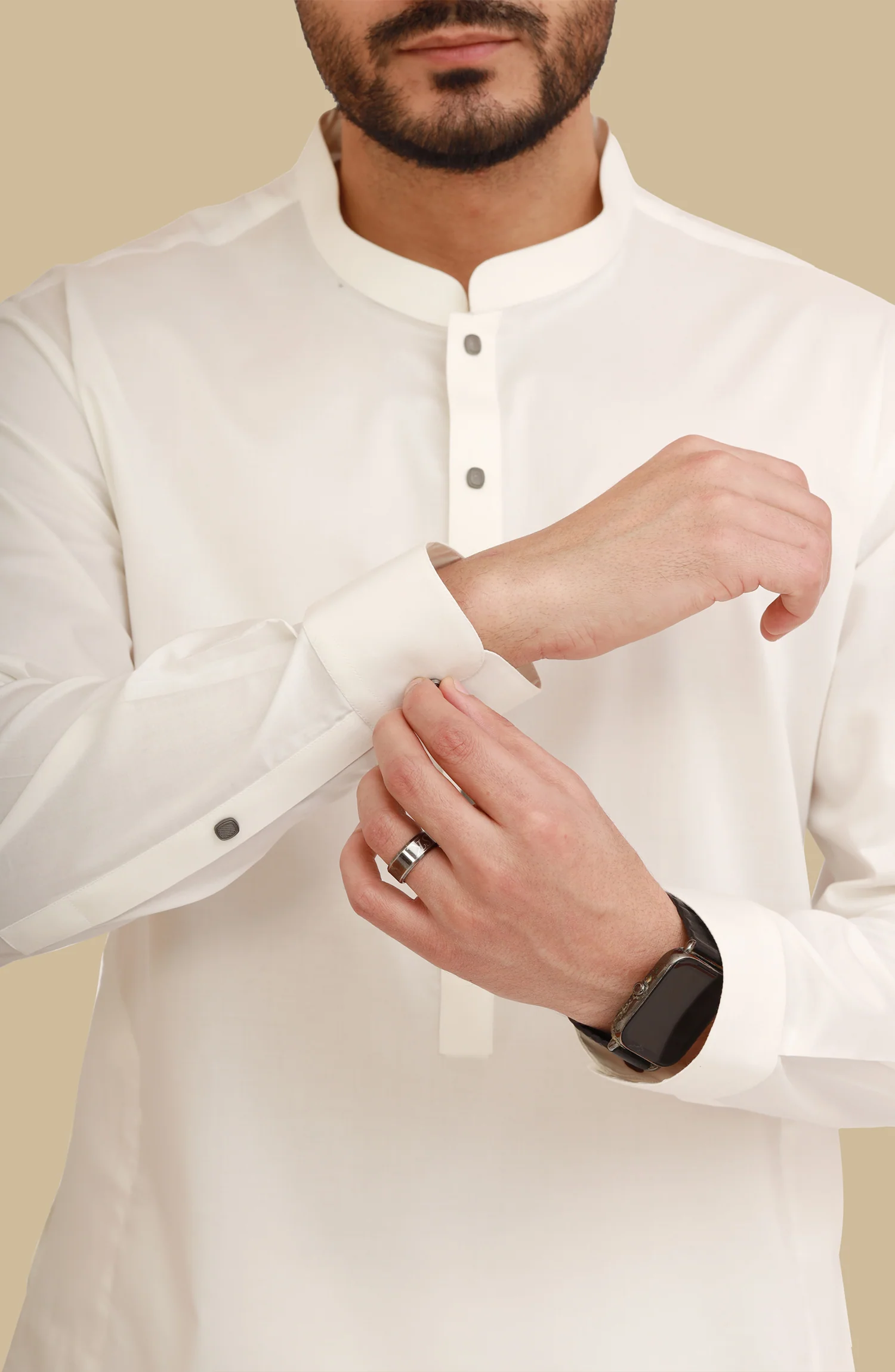 OFF-WHITE 100% COTTON KAMEEZ SHALWAR - Image 2