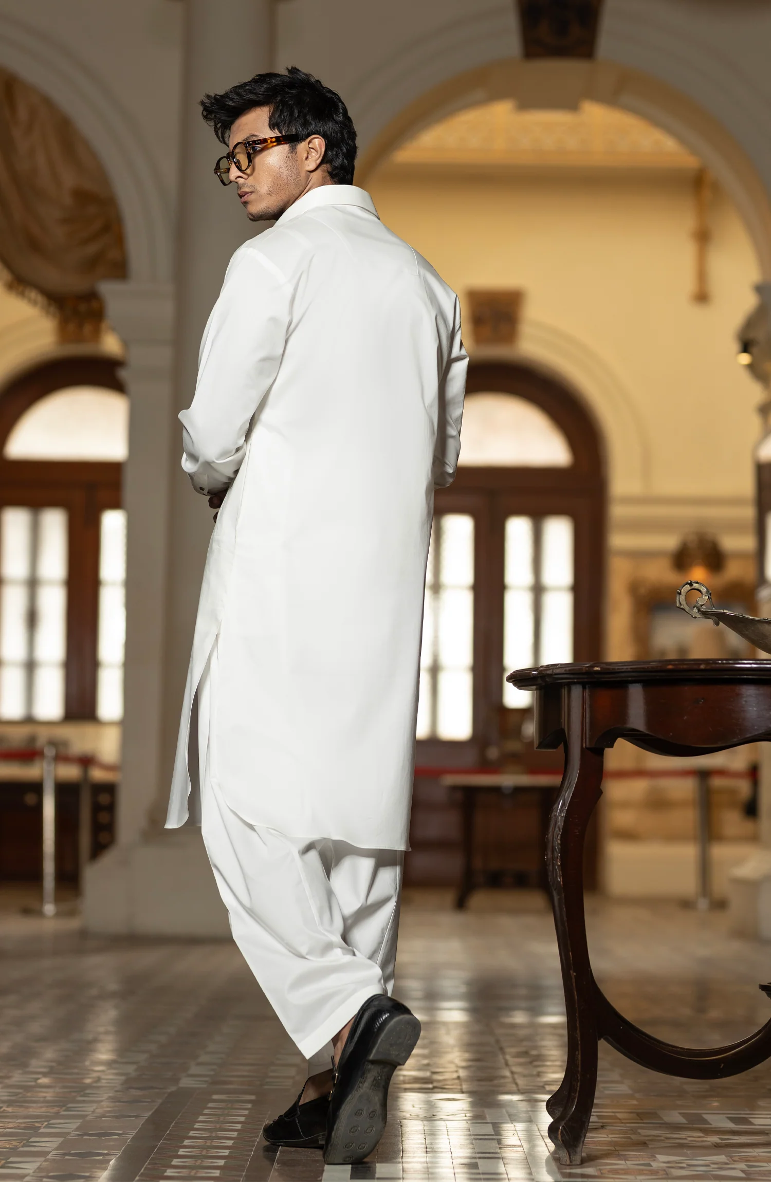 OFF-WHITE 100% COTTON KAMEEZ SHALWAR - Image 2