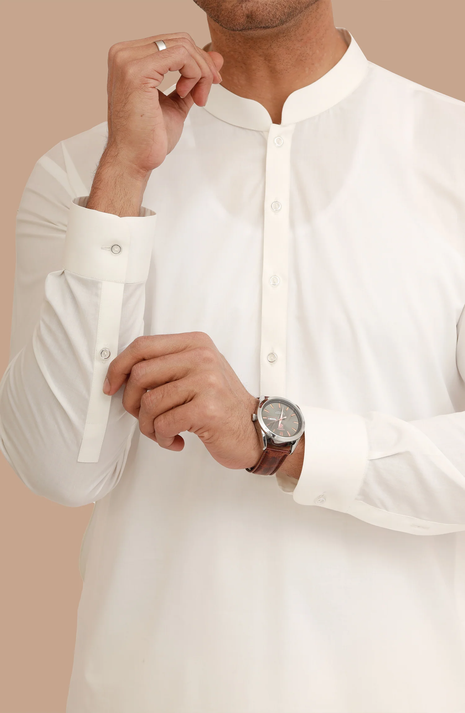 OFF-WHITE 100% COTTON KAMEEZ SHALWAR - Image 3