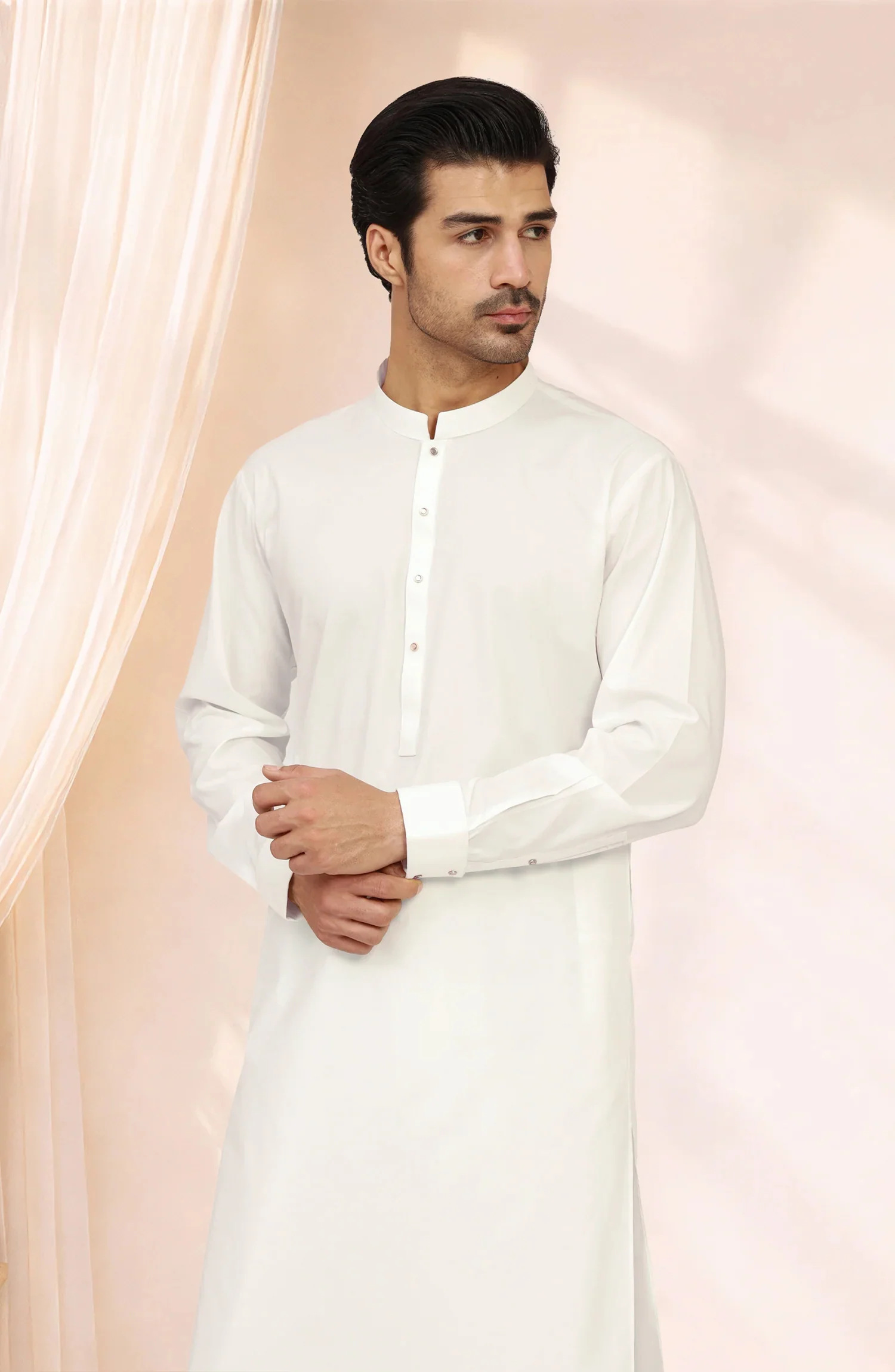 OFF-WHITE 100% COTTON KAMEEZ SHALWAR - Image 2
