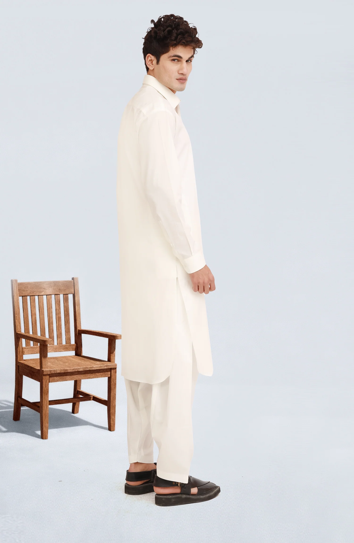 OFF-WHITE 100% COTTON KAMEEZ SHALWAR - Image 4