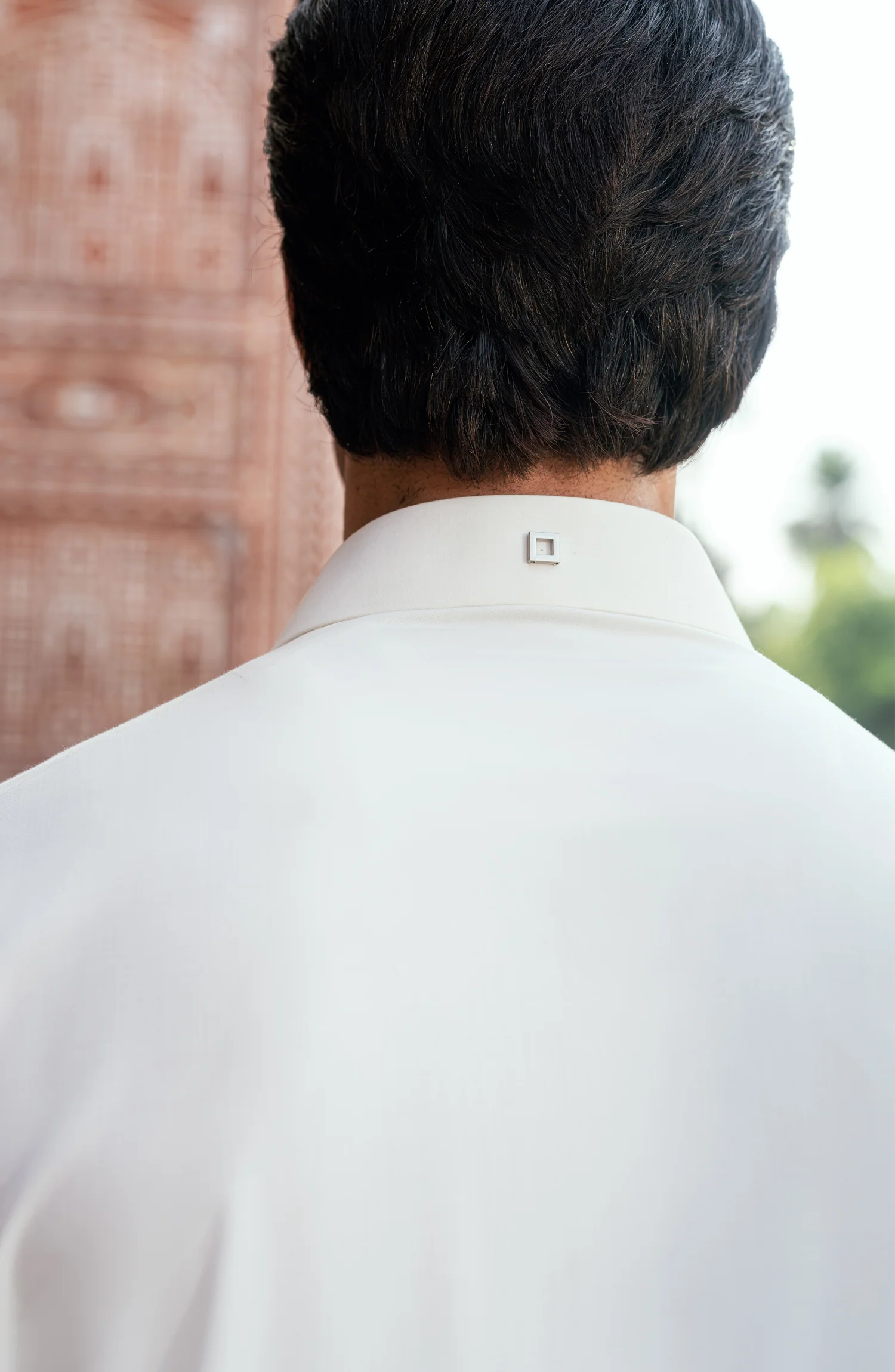 OFF-WHITE BLENDED KAMEEZ SHALWAR - Image 7