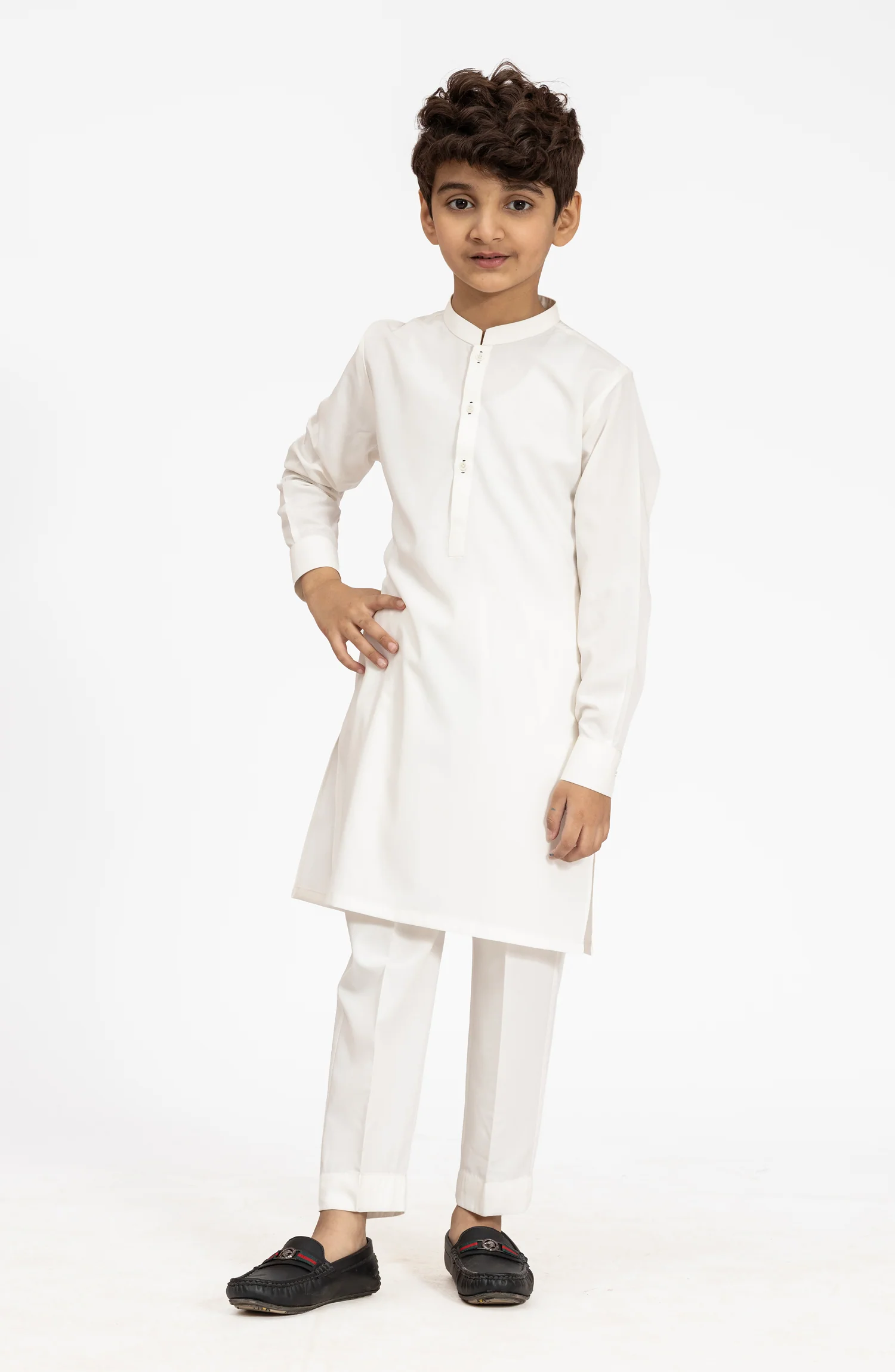 OFF WHITE KURTA PAJAMA - Image 3