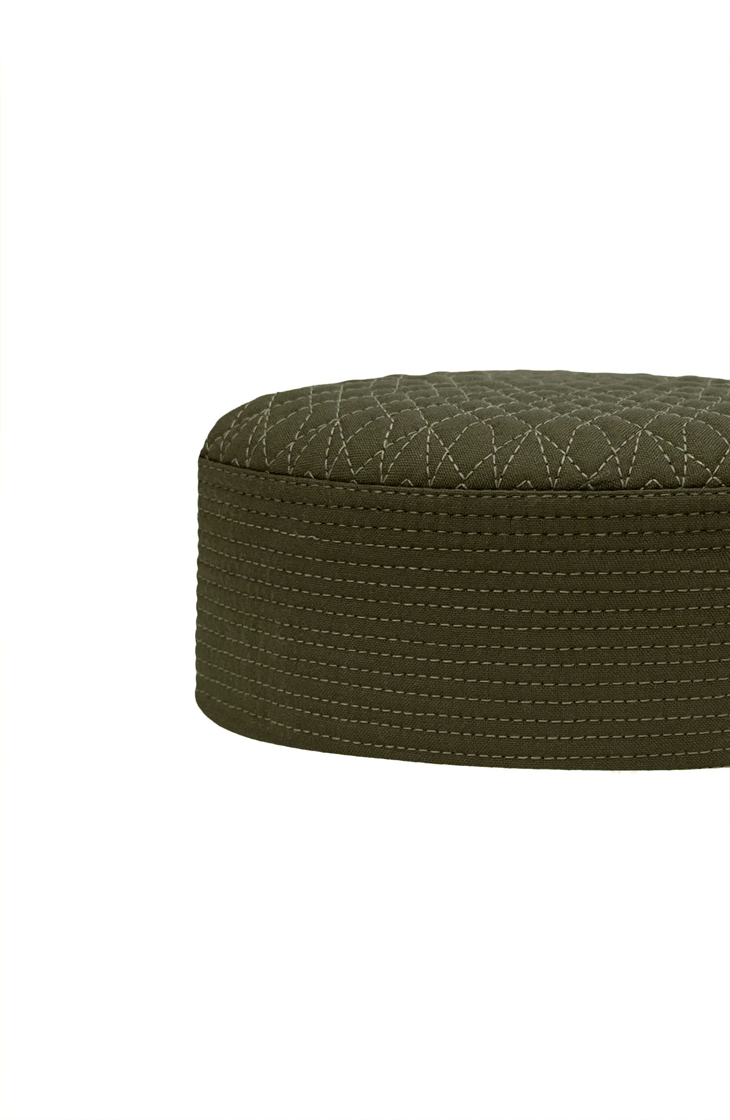 OLIVE BLENDED CAP - Image 2