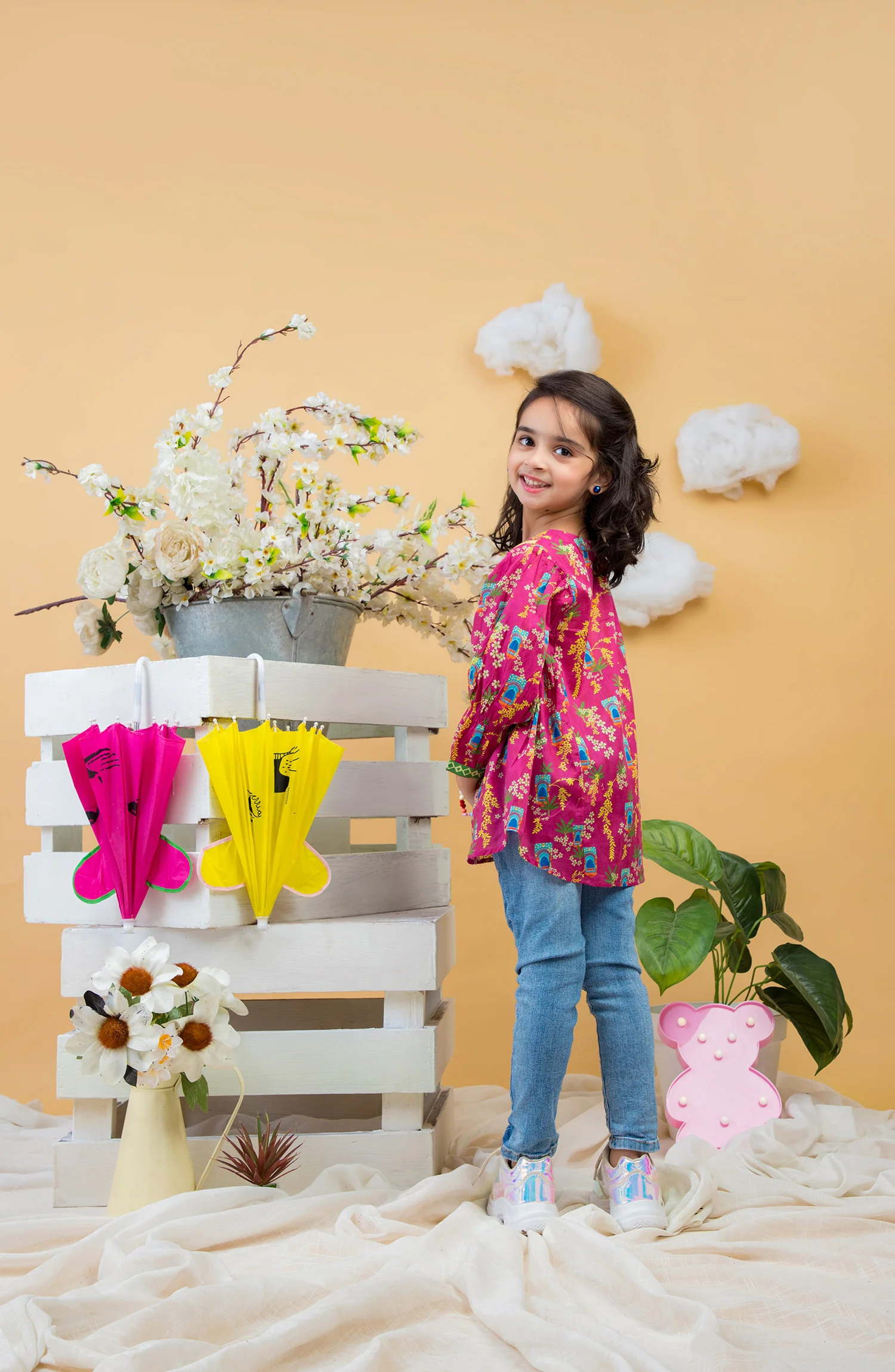 PINK CARNIVAL STITCHED 1PC STITCH KURTI - Image 3