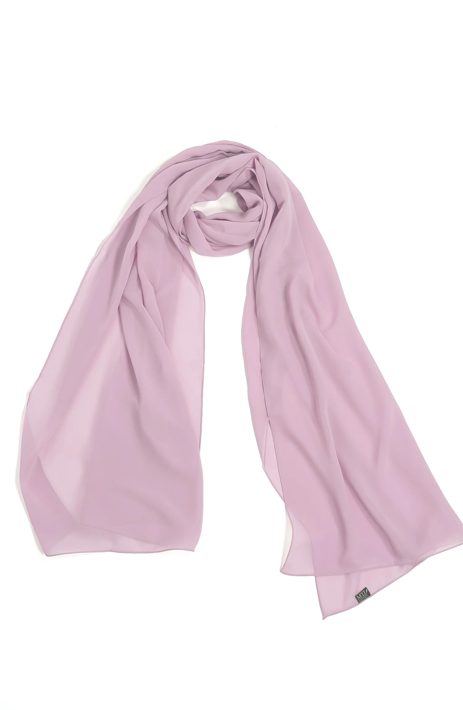 PINK KOREAN CHIFFON STOLE - Image 3