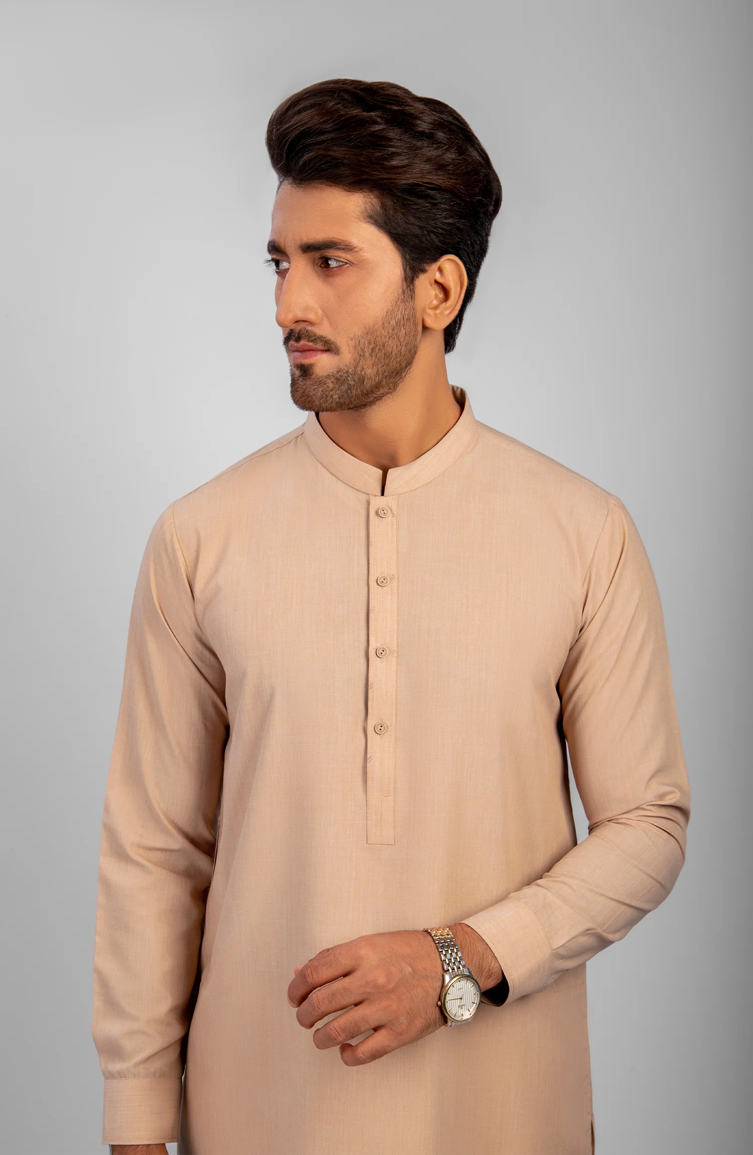 PEACH CASUAL KURTA - Image 2