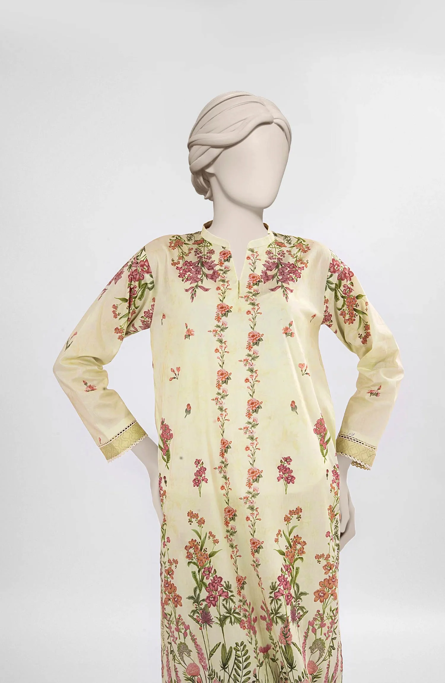 PRINTED CAMBRIC STITCHED 2 PIECE - Image 2