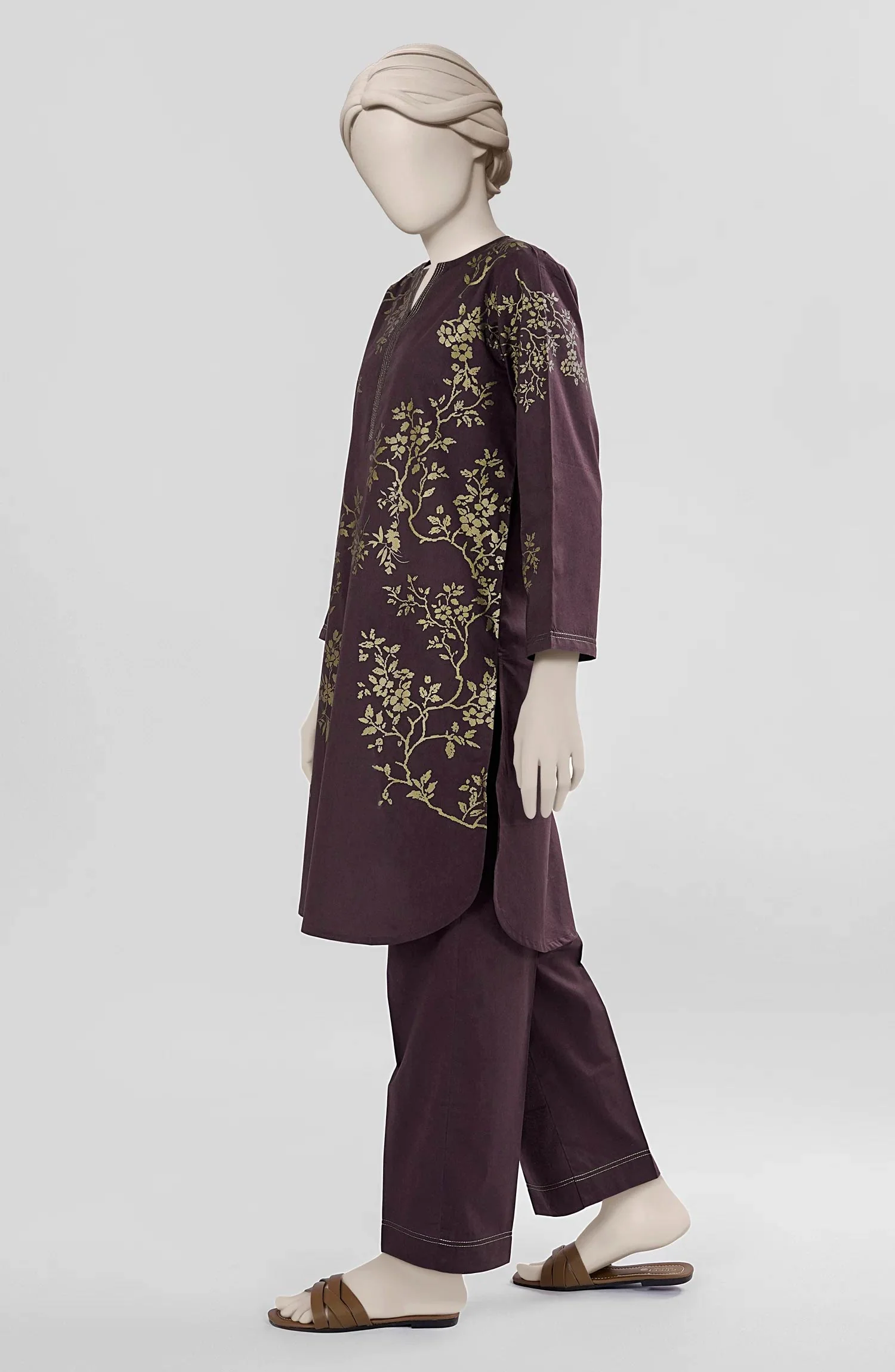 PRINTED CAMBRIC STITCHED 2 PIECE - Image 5