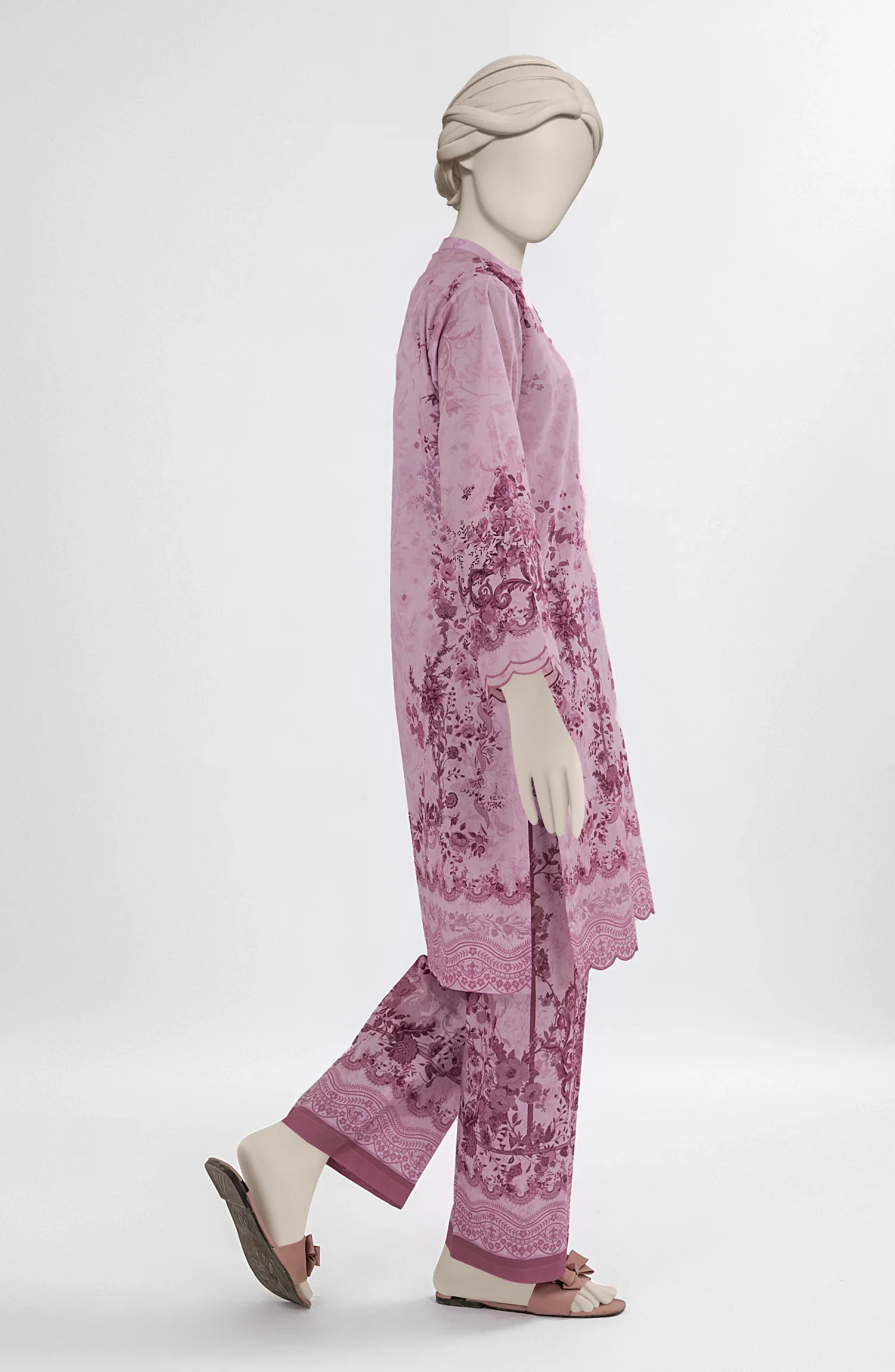PRINTED CAMBRIC STITCHED 2 PIECE - Image 6