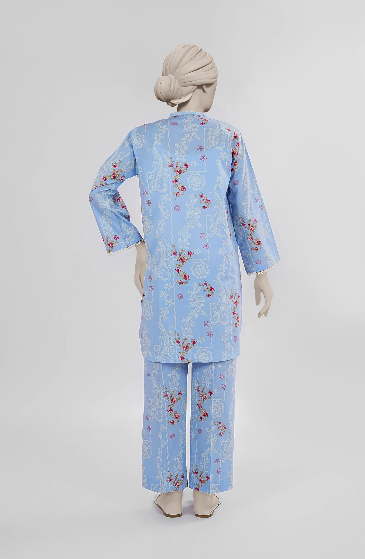 PRINTED CAMBRIC STITCHED 2 PIECE - Image 5