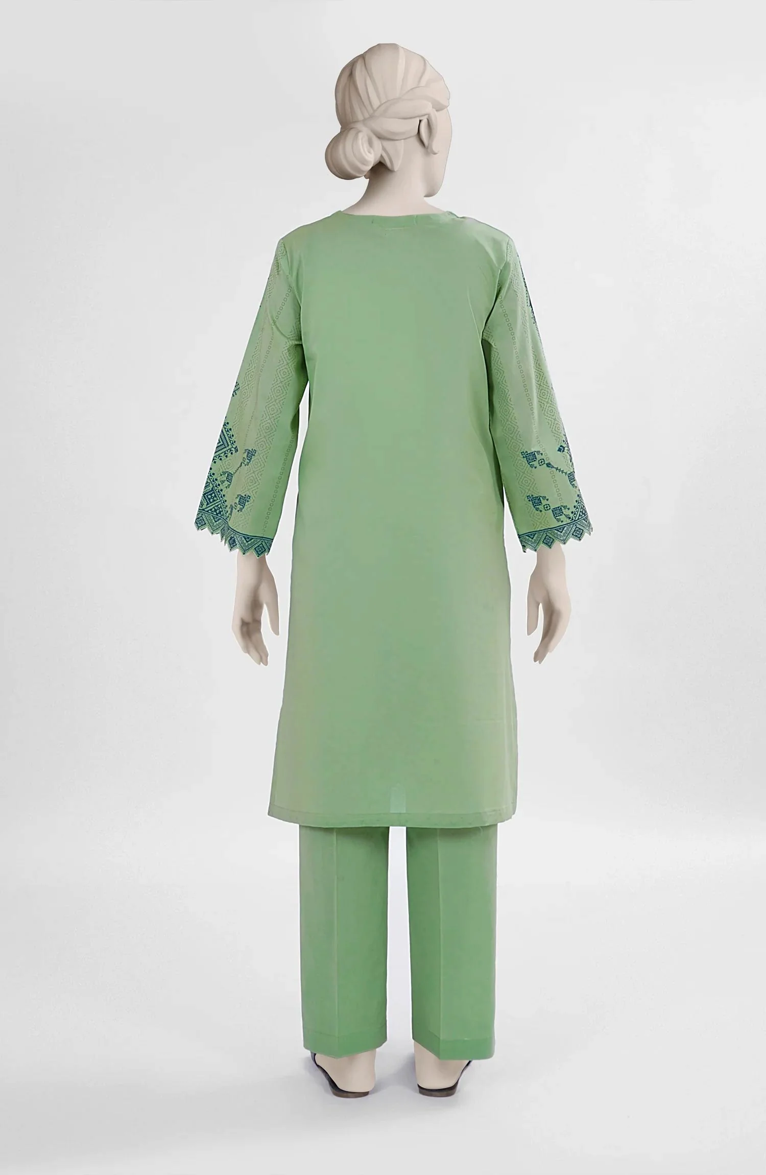 PRINTED CAMBRIC STITCHED 2 PIECE - Image 5