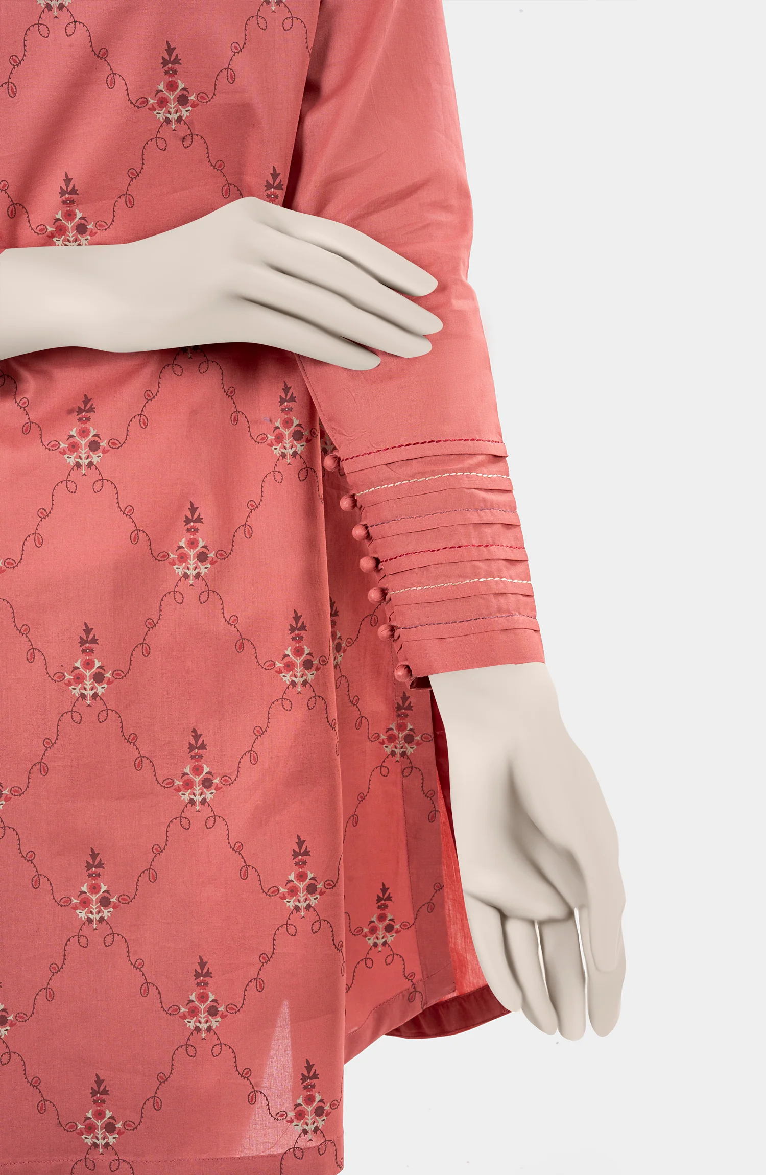 PRINTED CAMBRIC STITCHED 2 PIECE - Image 2