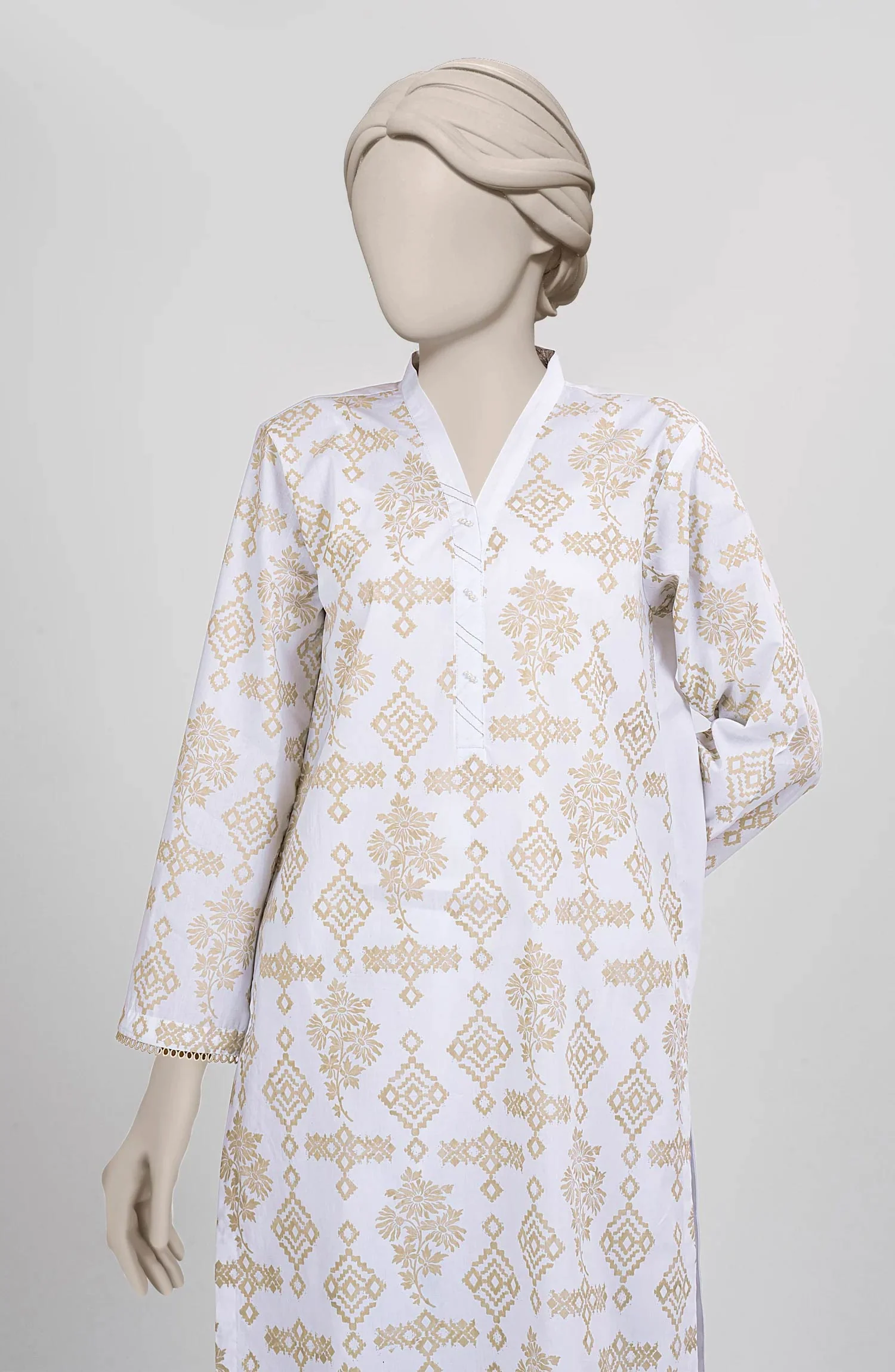 PRINTED CAMBRIC STITCHED 2 PIECE - Image 4