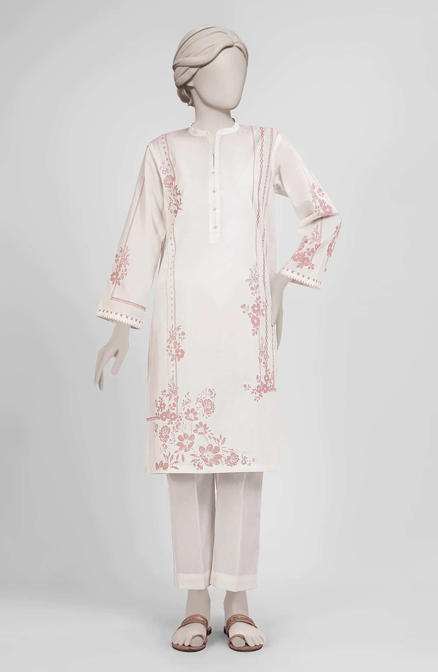 PRINTED CAMBRIC STITCHED 2 PIECE - Image 6