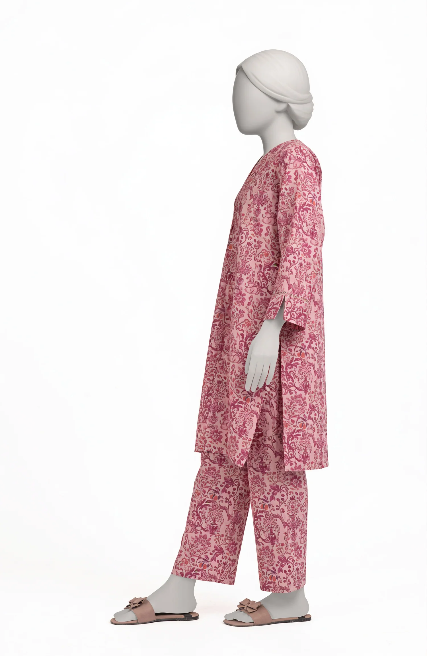 PRINTED CAMBRIC STITCHED 2 PIECE - Image 5