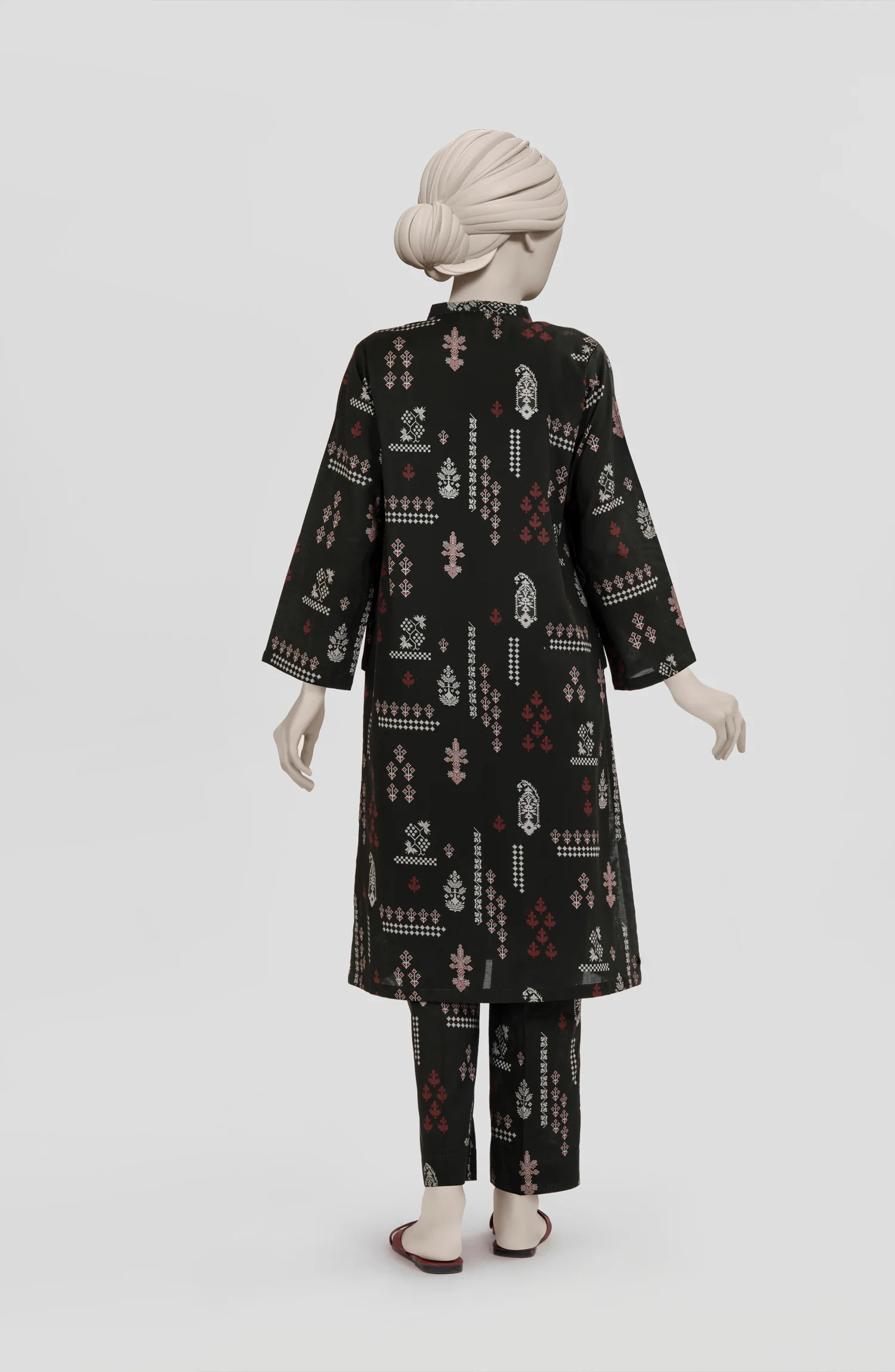 PRINTED CAMBRIC STITCHED 2 PIECE - Image 4
