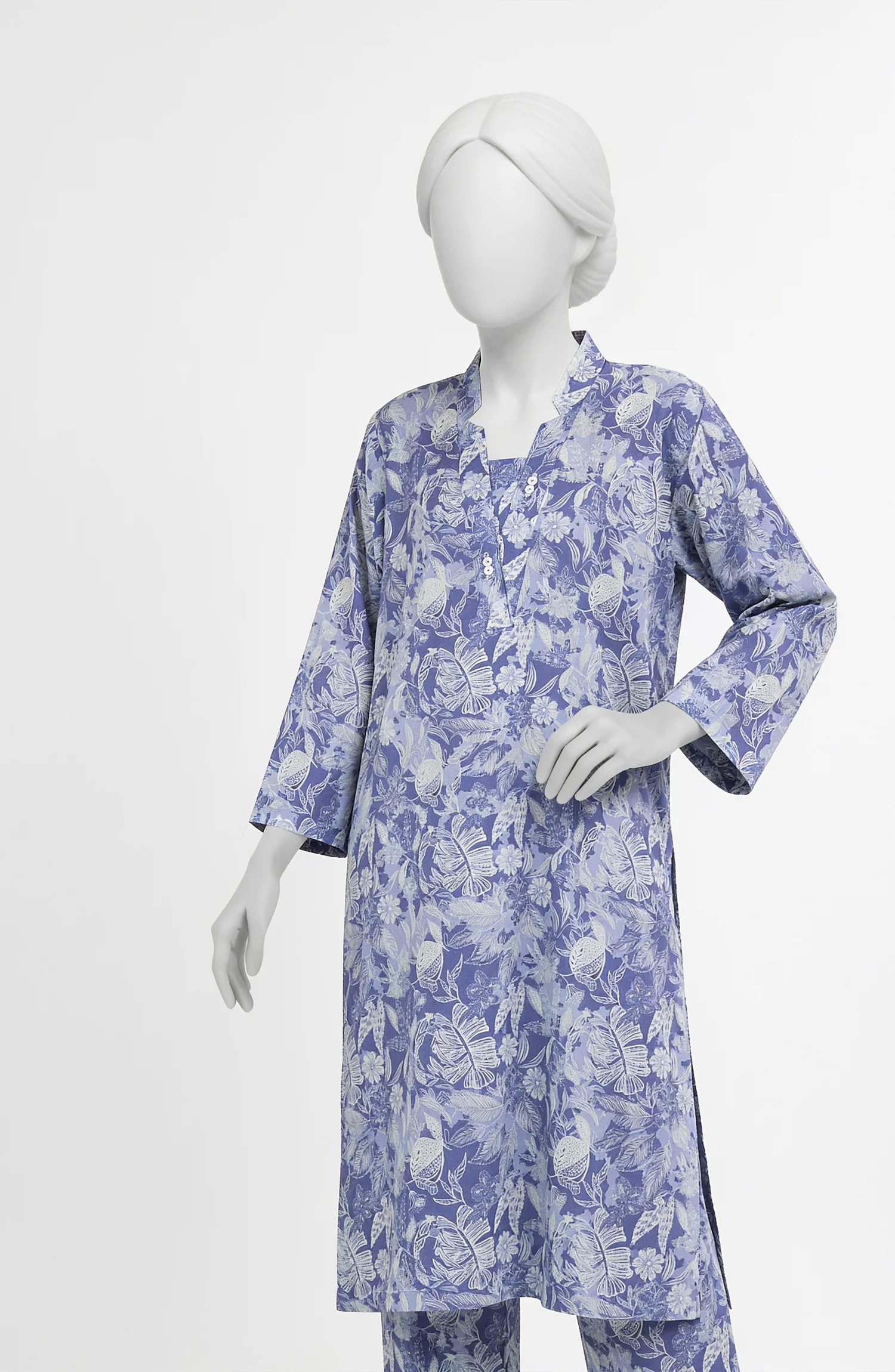 PRINTED CAMBRIC STITCHED 2 PIECE - Image 6
