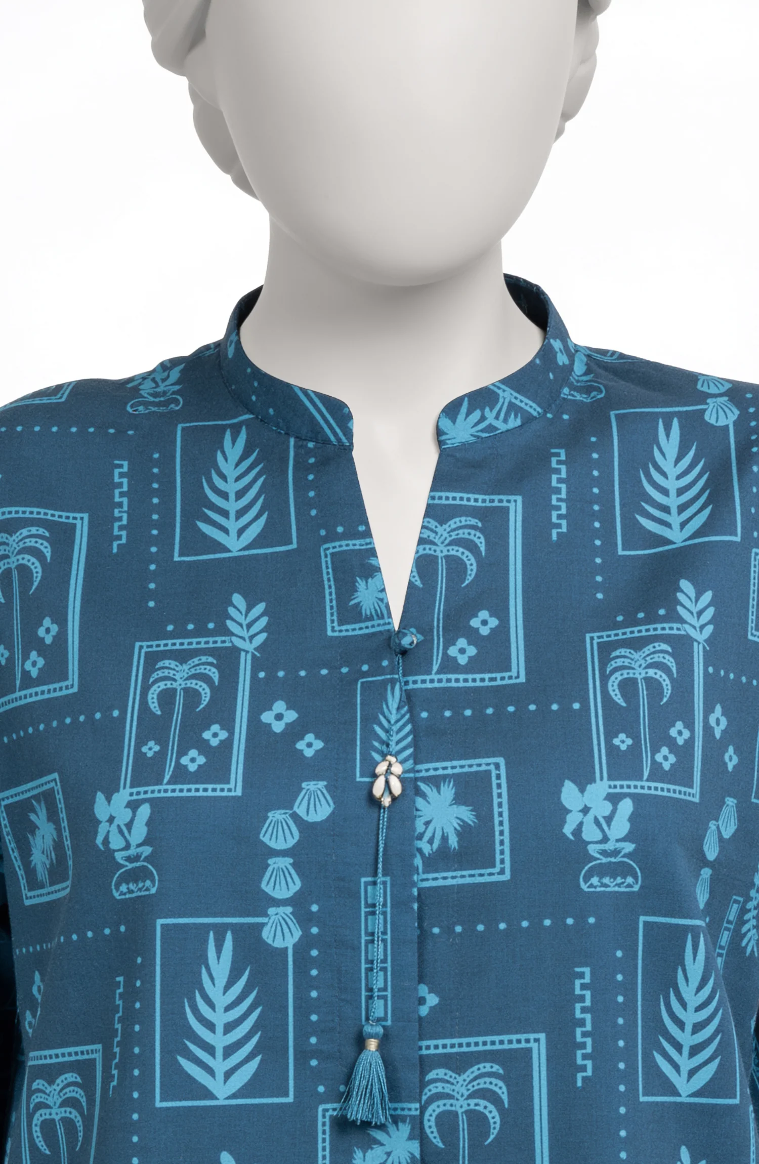 PRINTED CAMBRIC STITCHED 2 PIECE - Image 4