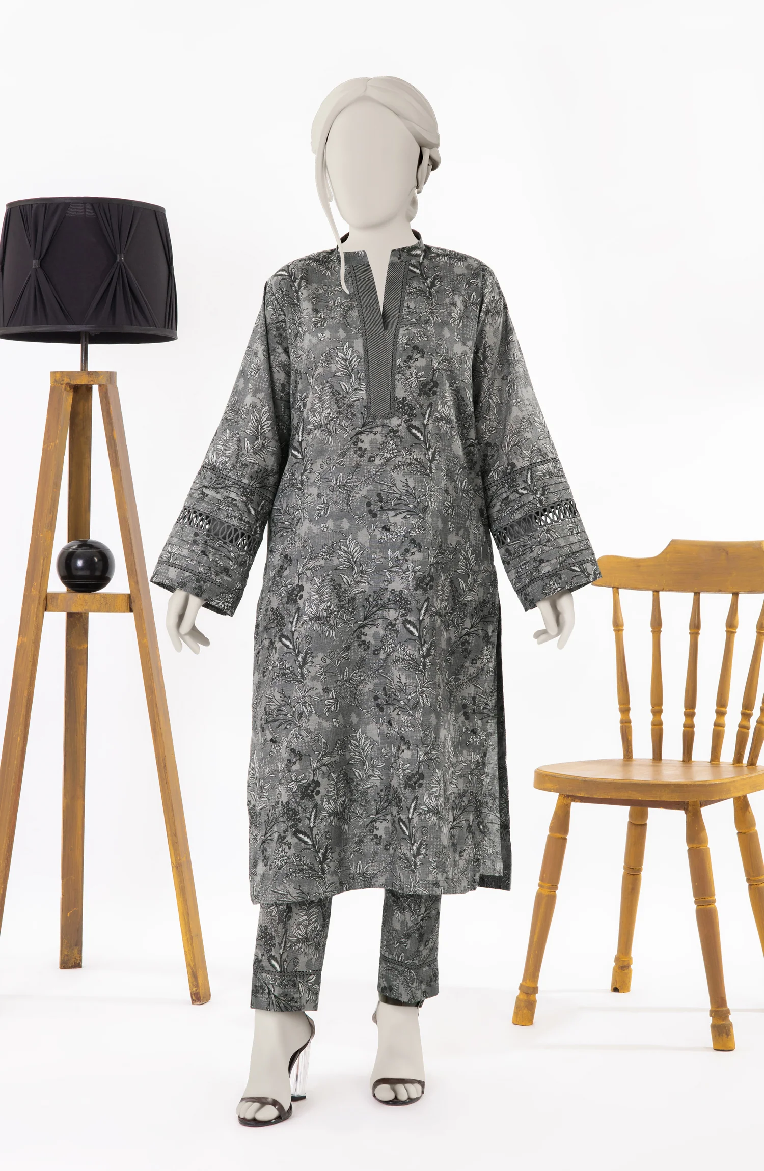 PRINTED KHADDAR 2PCS UNSTITCHED