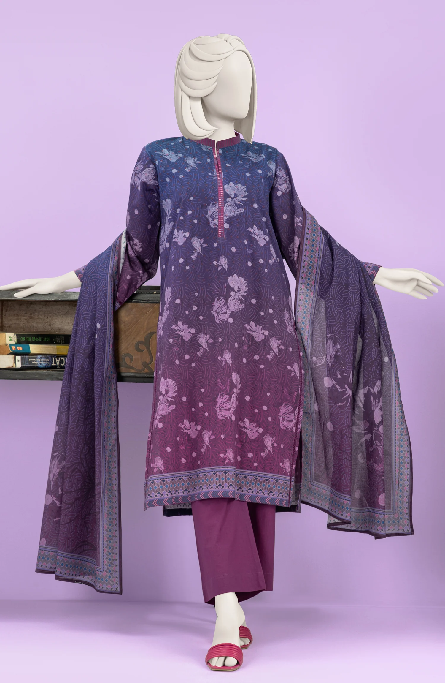 PRINTED LAWN 2PCS UNSTITCHED