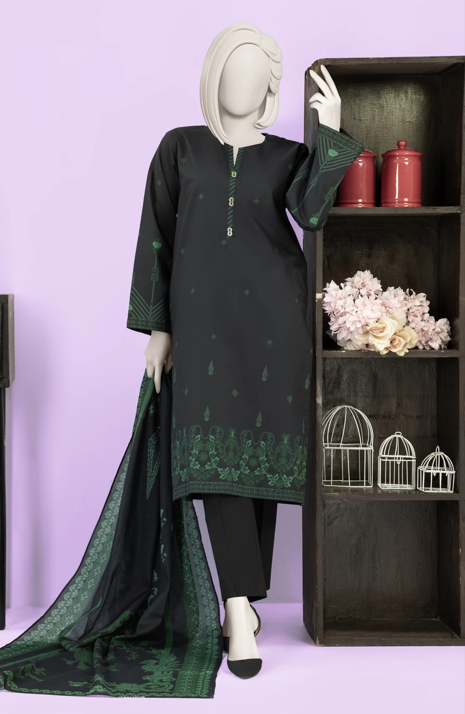 PRINTED LAWN 2PCS UNSTITCHED