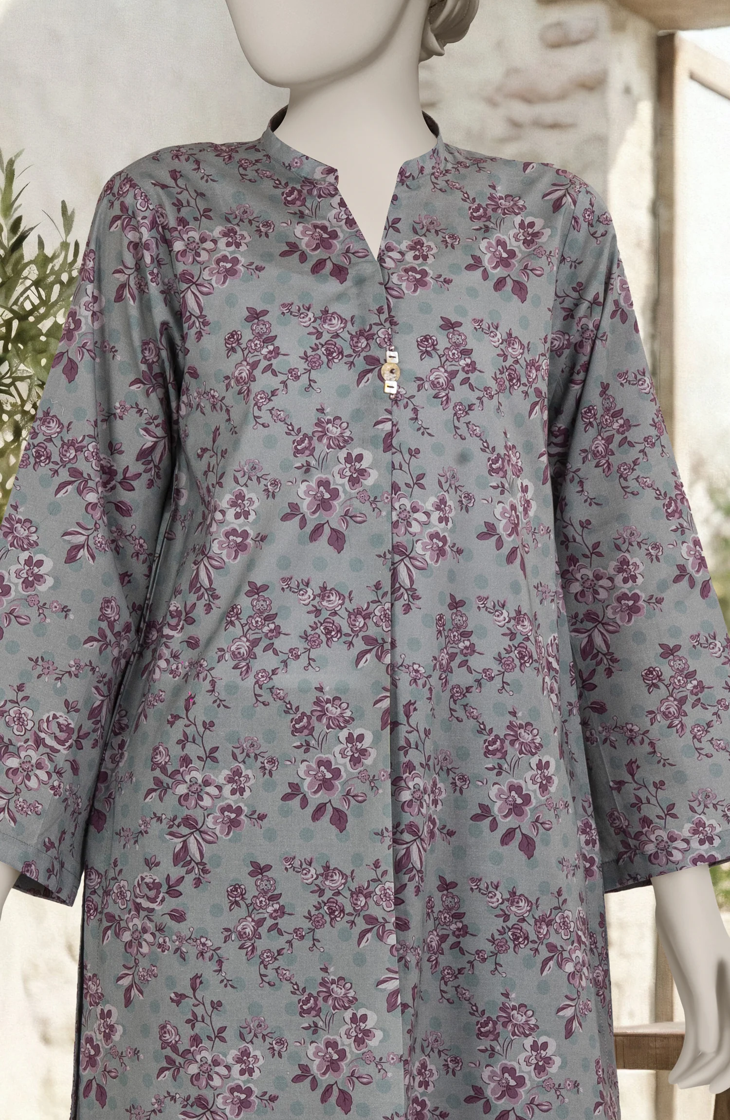 PRINTED LAWN 2PCS UNSTITCHED - Image 2