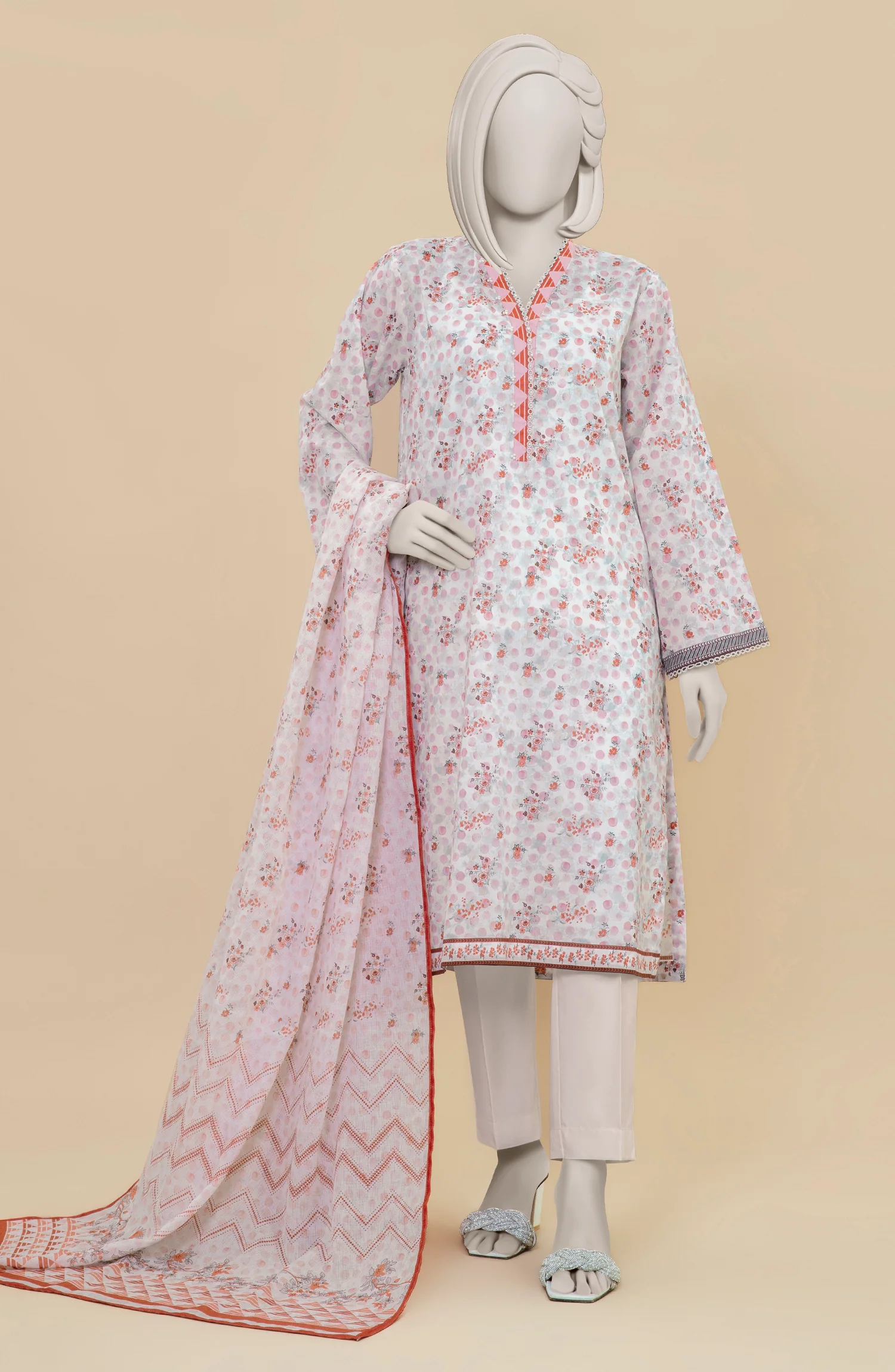 PRINTED LAWN 3PC UNSTITCHED