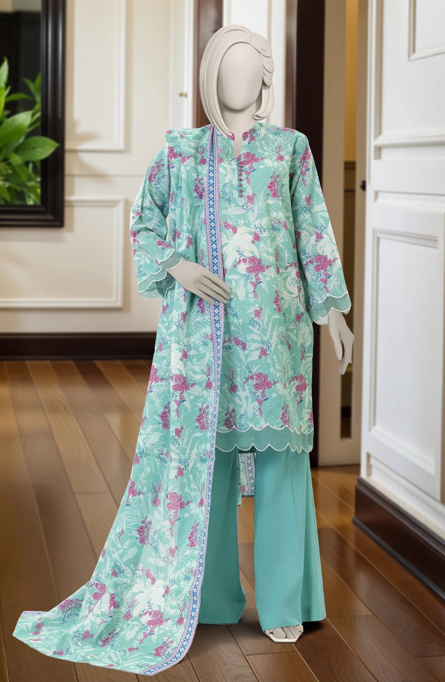 PRINTED LAWN 3PC UNSTITCHED